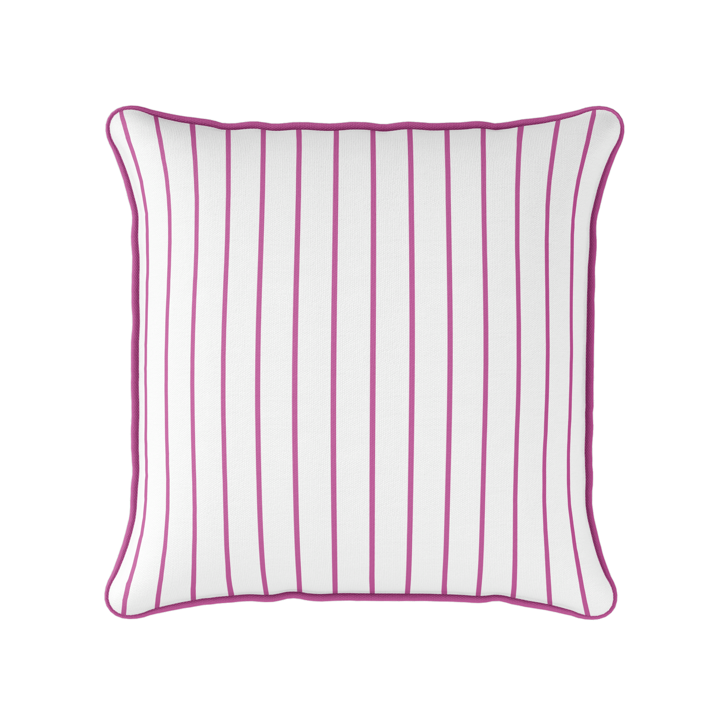 Breton Stripe Fabric - Raspberry