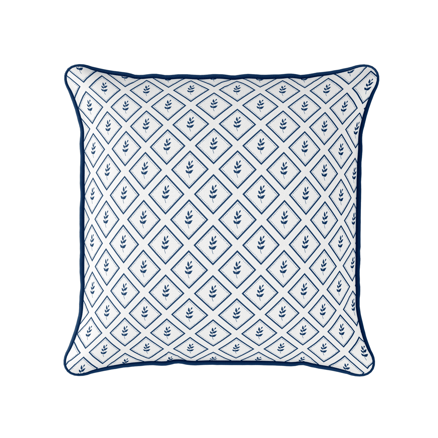 Little Leaf Fabric - Navy