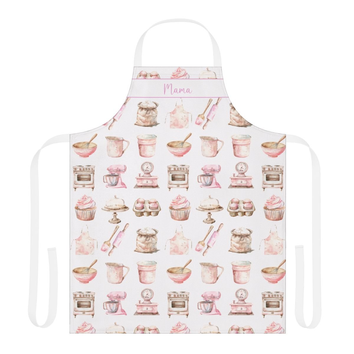 Baking Lover Apron - Pink with Personalisation - Hydrangea Lane Home