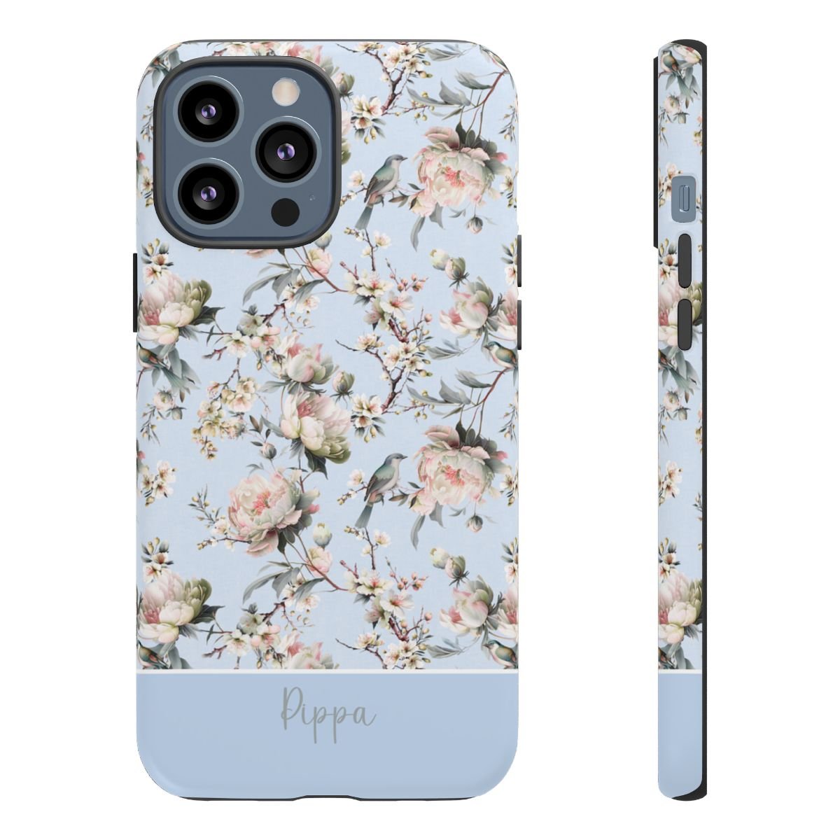 Blossom Blue Tough iPhone Case - Hydrangea Lane Home