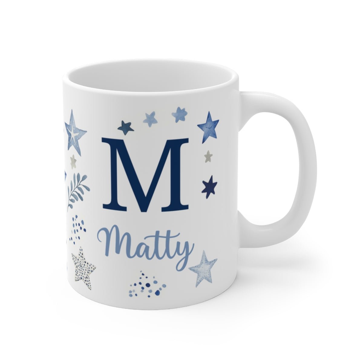 Blue Stars Ceramic Mug - Hydrangea Lane Home