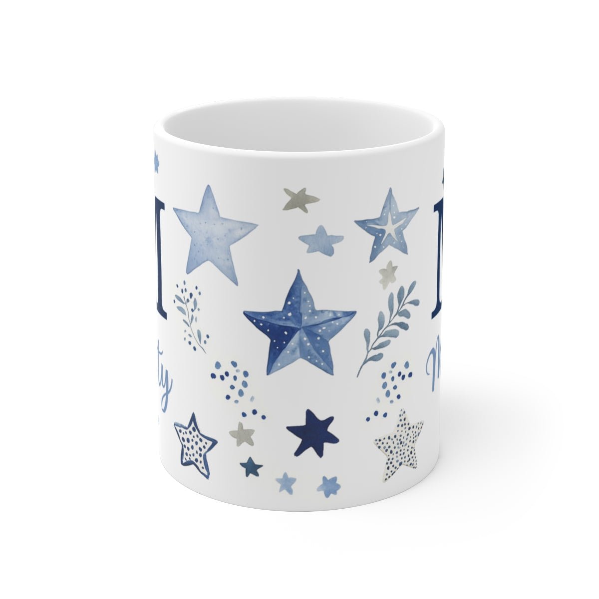 Blue Stars Ceramic Mug - Hydrangea Lane Home