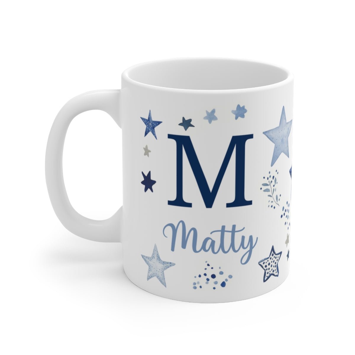 Blue Stars Ceramic Mug - Hydrangea Lane Home