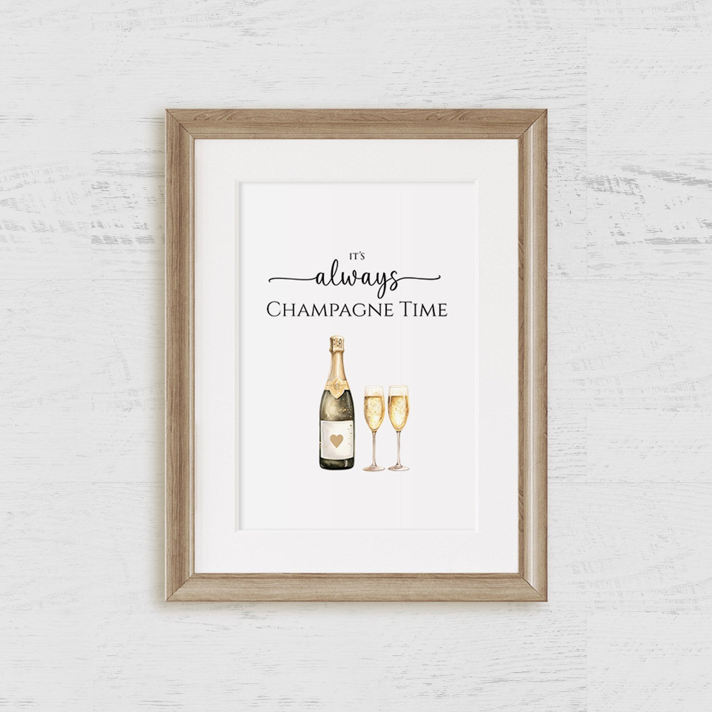 Champagne Time Art Print - Hydrangea Lane Home