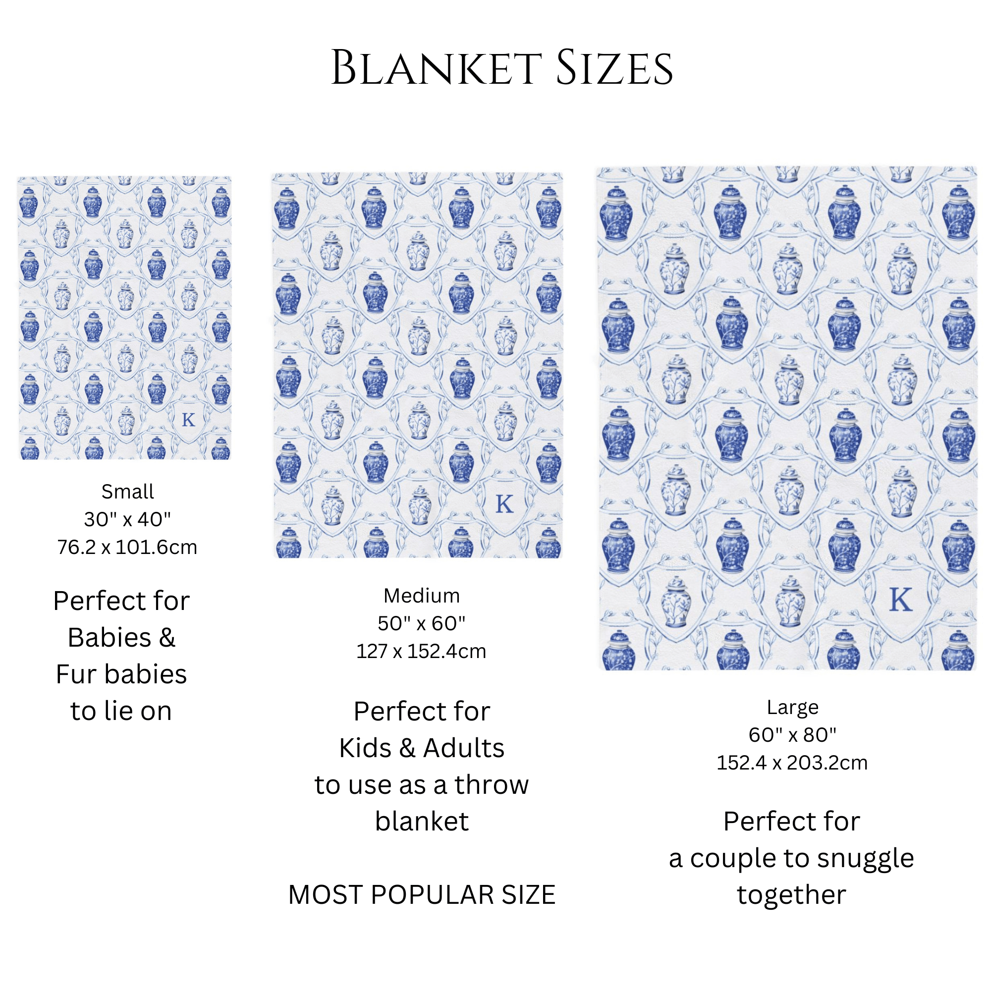 Ginger Jar Soft Fleece Throw Blanket - Hydrangea Lane Home