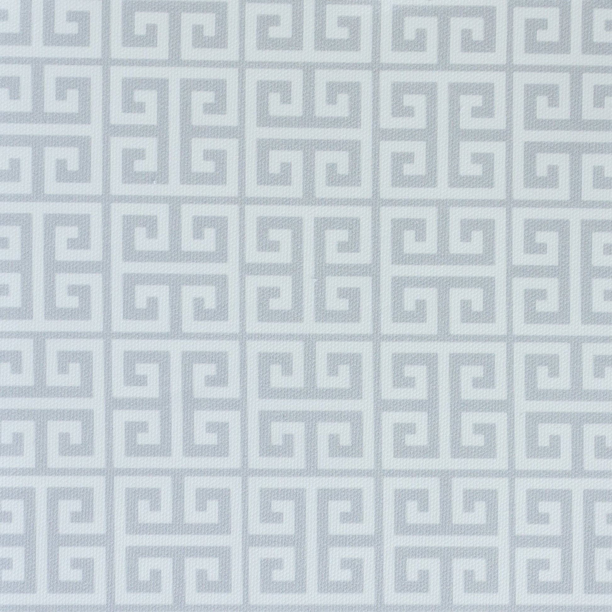 Greek Key Fabric - Dove - Hydrangea Lane Home
