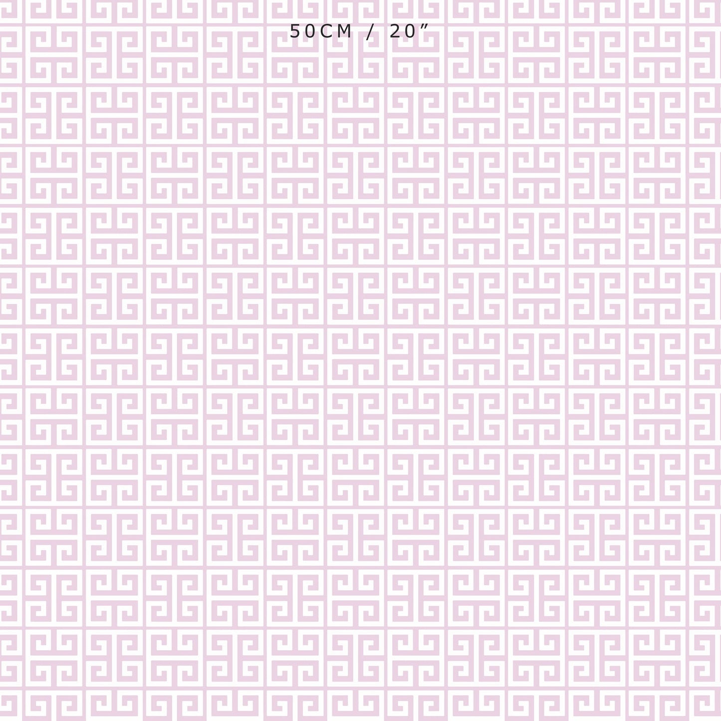 Greek Key Fabric - Peony - Hydrangea Lane Home