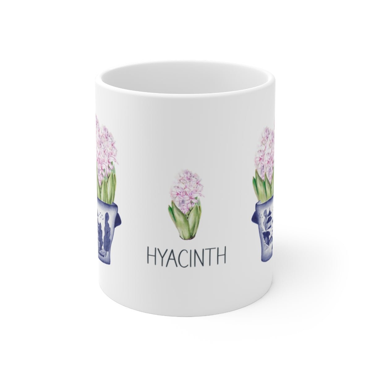 Hyacinth Chinoiserie Ceramic Mug - Hydrangea Lane Home