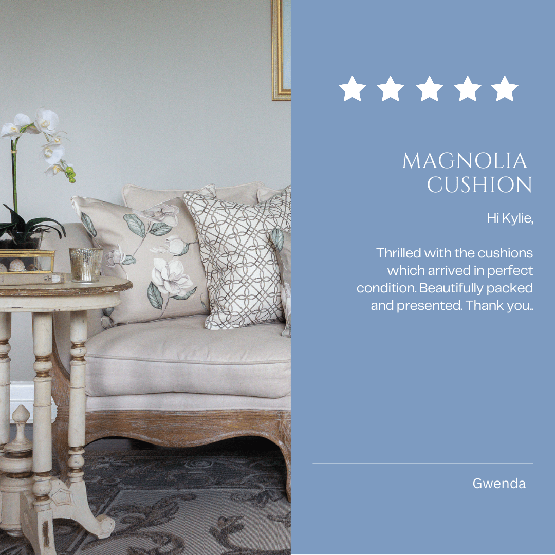 Magnolia Fabric - Linen - Hydrangea Lane Home