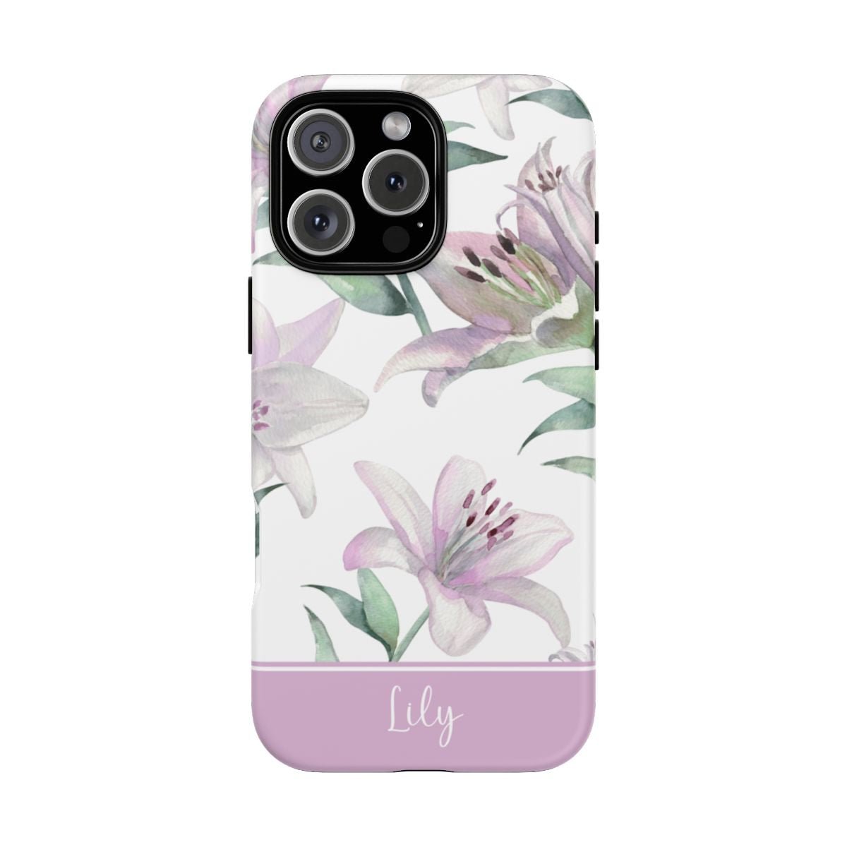 Pink Lilies Tough iPhone Case - Hydrangea Lane Home