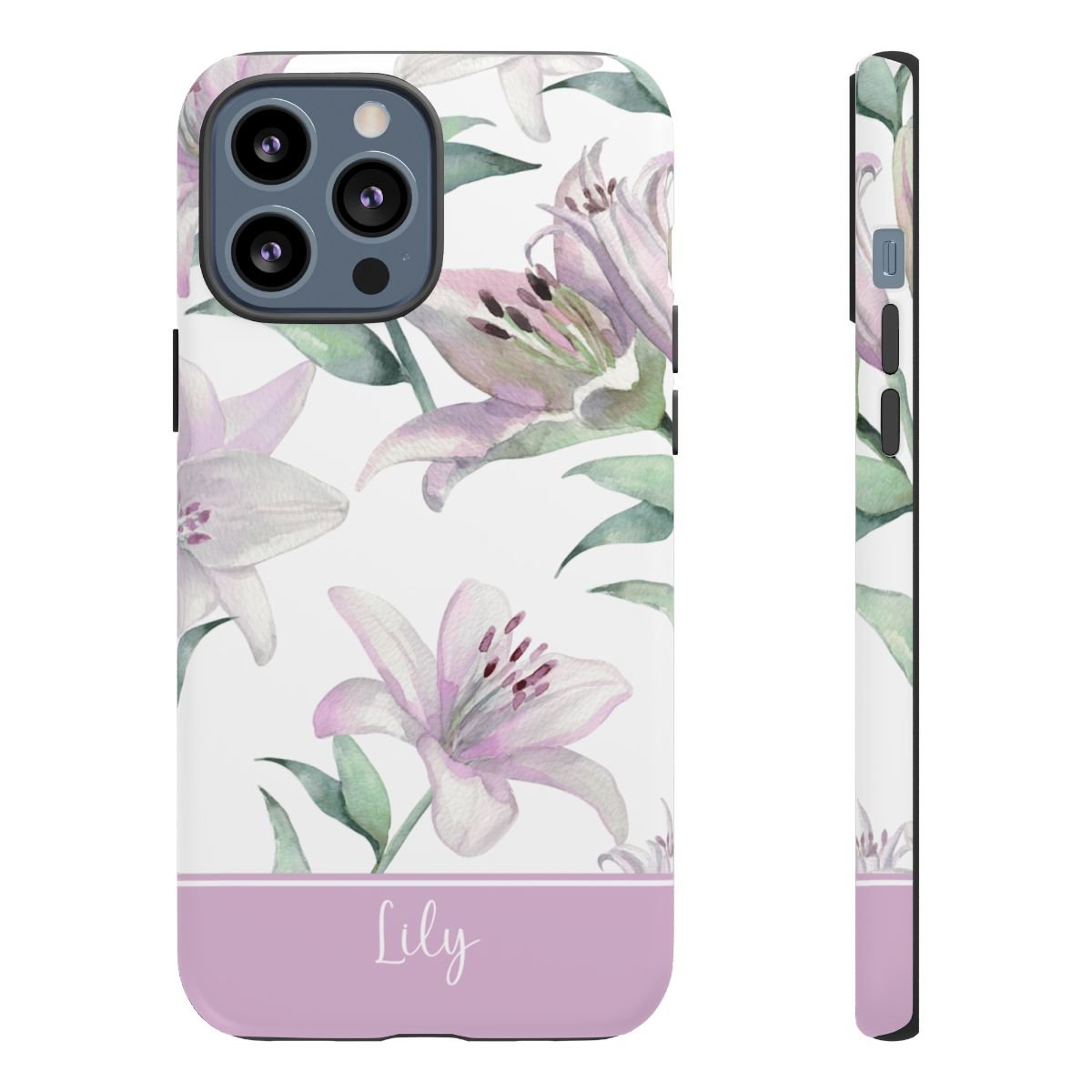 Pink Lilies Tough iPhone Case - Hydrangea Lane Home