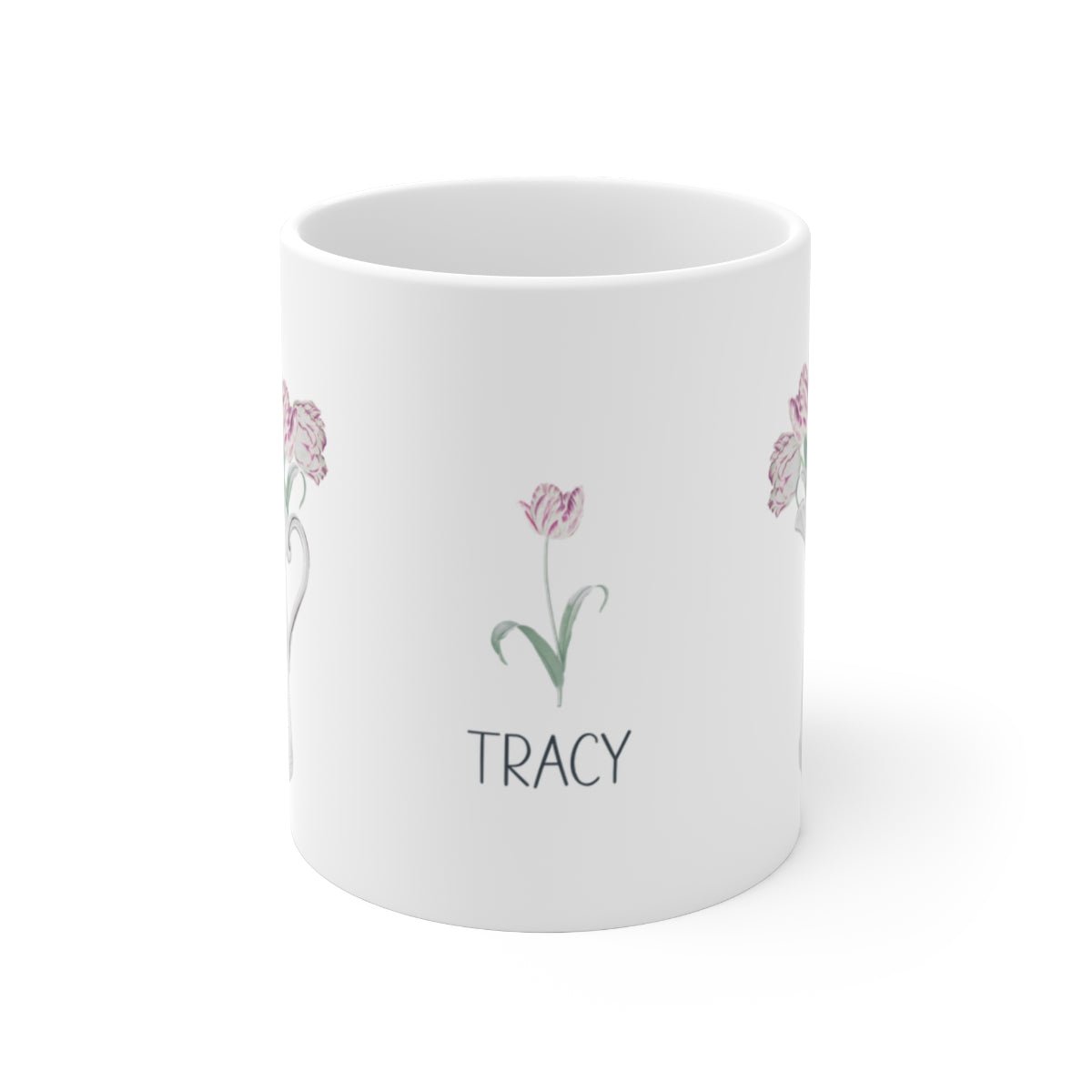 Tulips in Pitcher Ceramic Mug - Hydrangea Lane Home