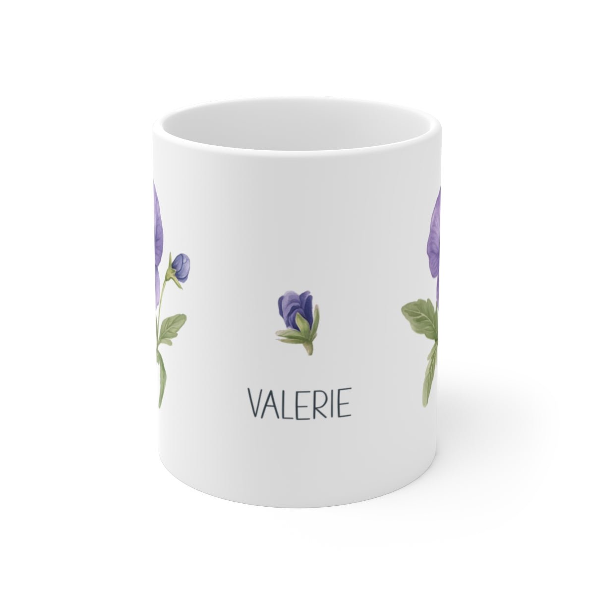 Violets Ceramic Mug - Hydrangea Lane Home