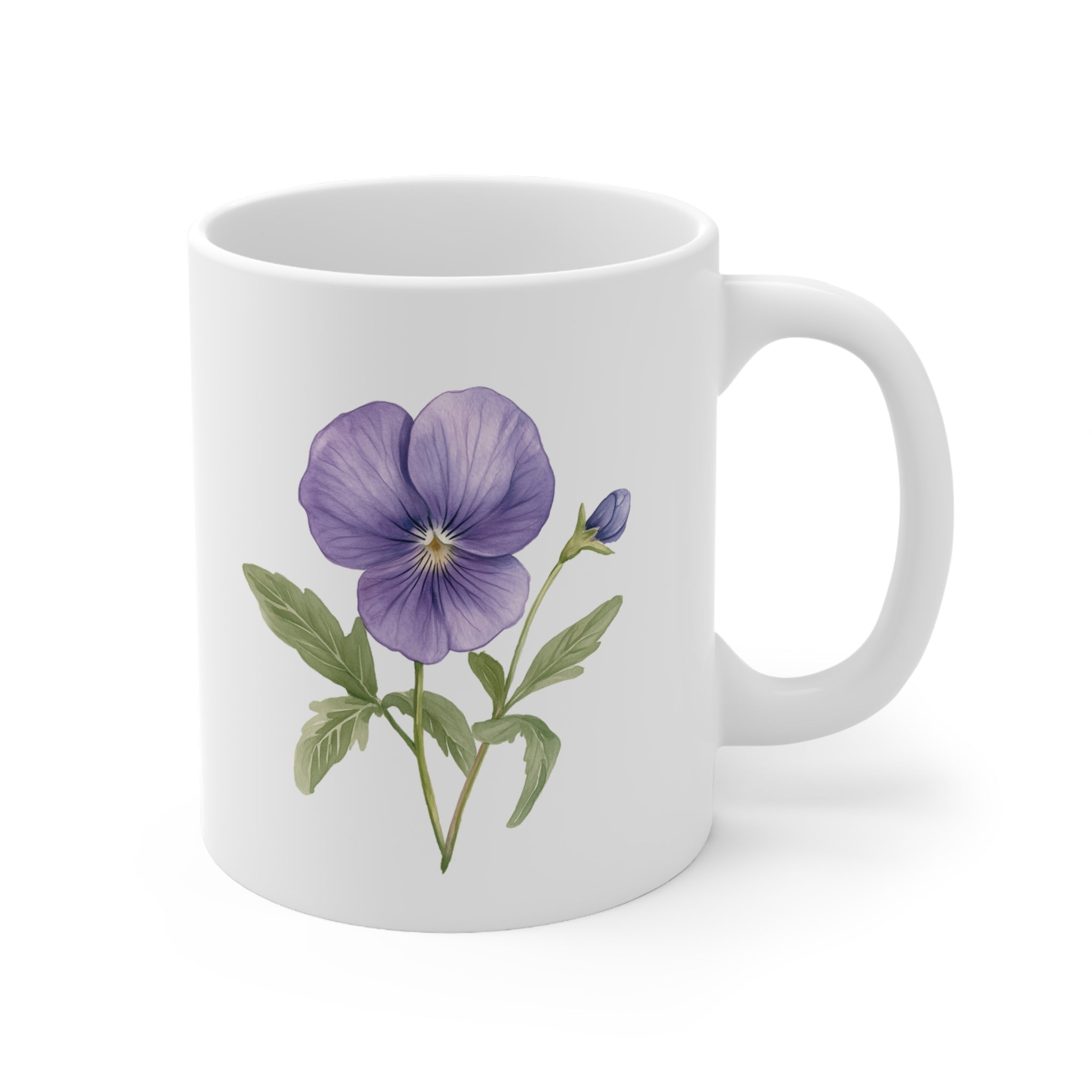 Violets Ceramic Mug - Hydrangea Lane Home