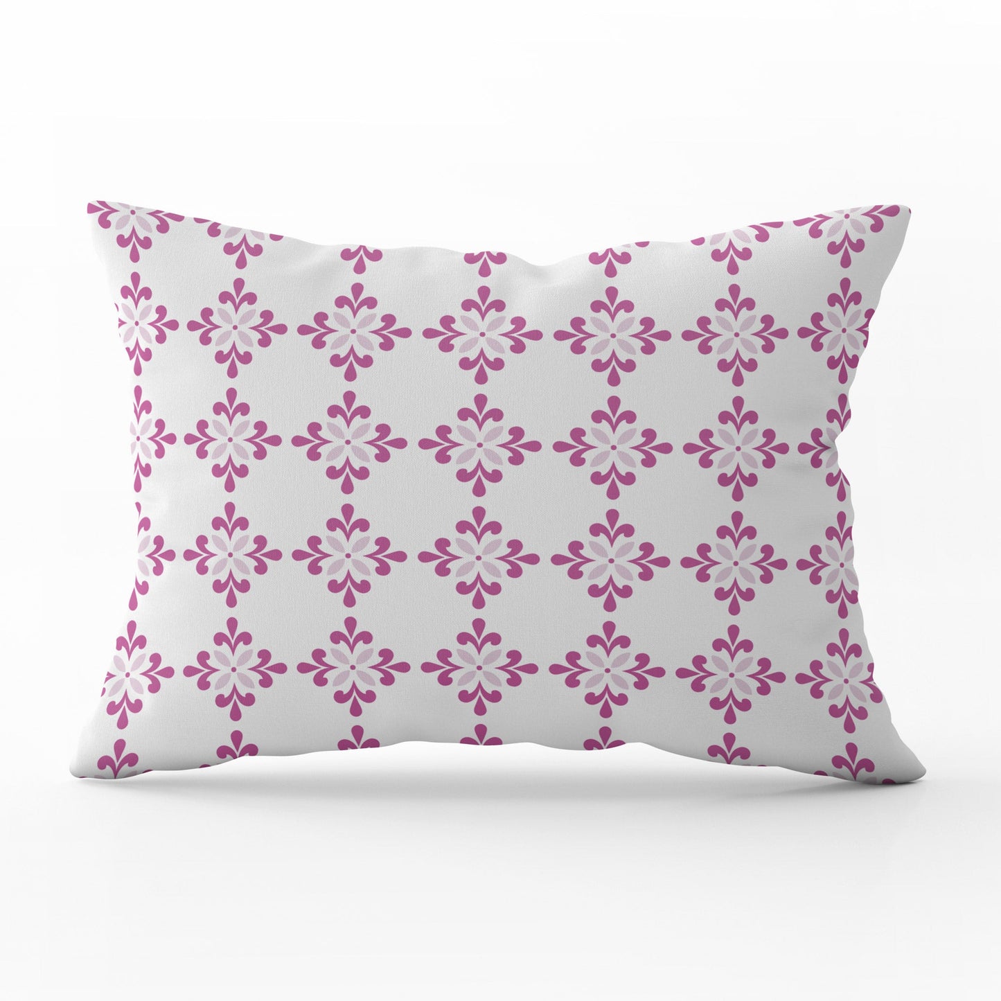 Amalfi Flower Cushion- Pinks and Greens - Hydrangea Lane Home