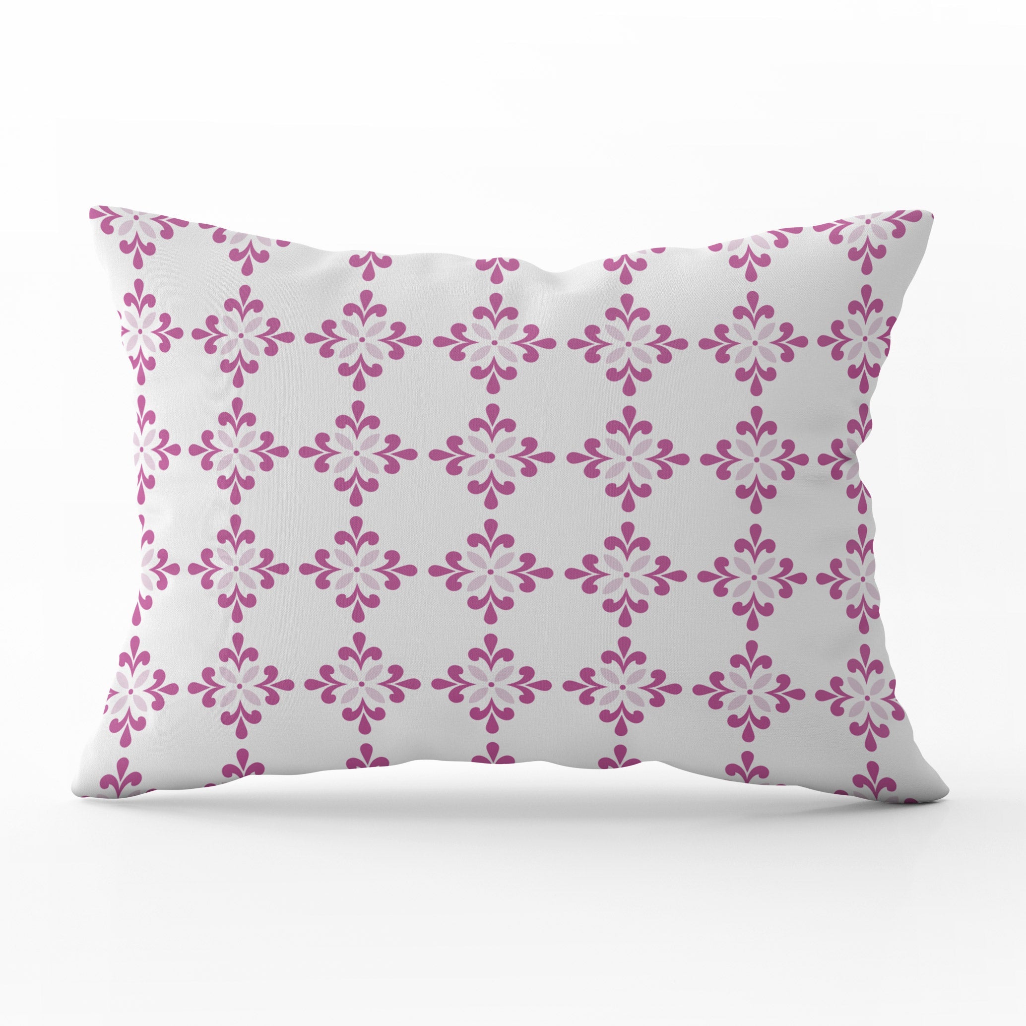 Amalfi Flower Cushion- Pinks and Greens - Hydrangea Lane Home