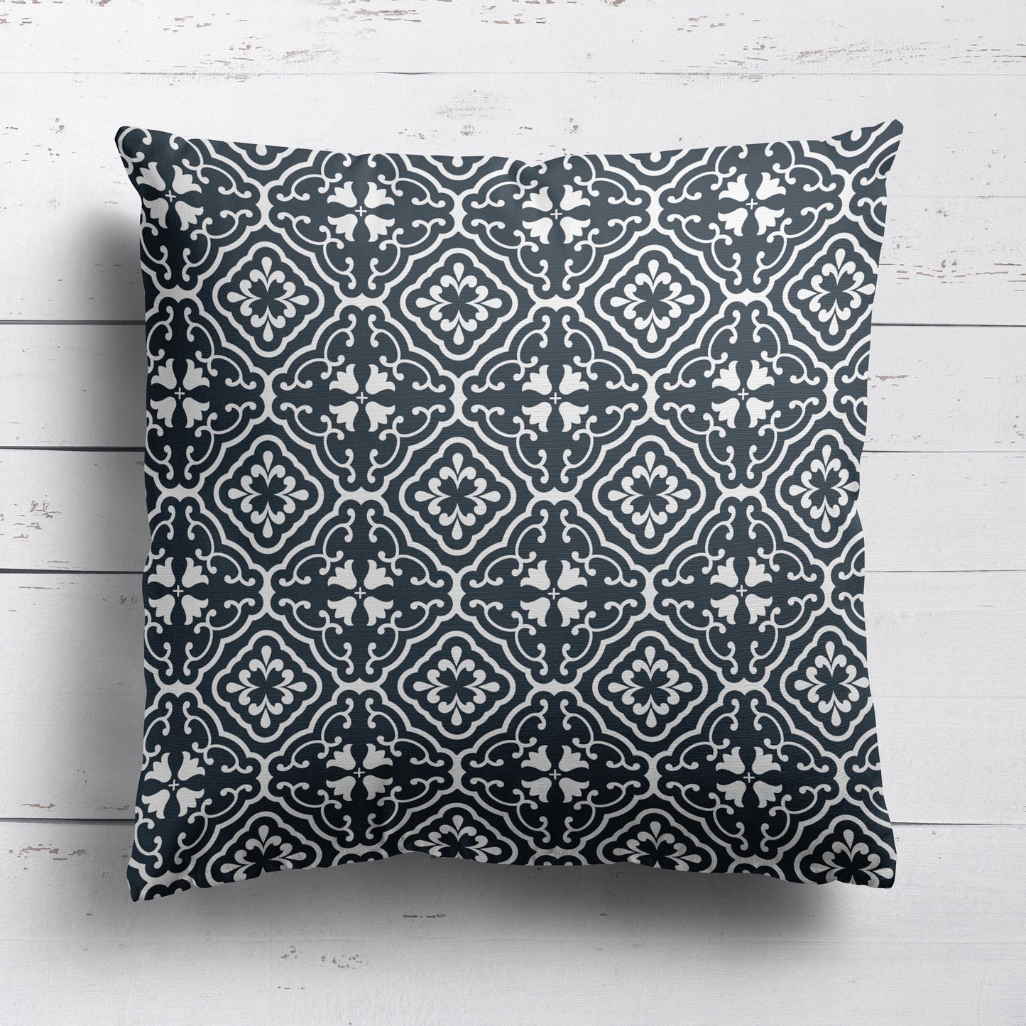 Amalfi Tulip Scroll Cushion - Neutrals - Hydrangea Lane Home
