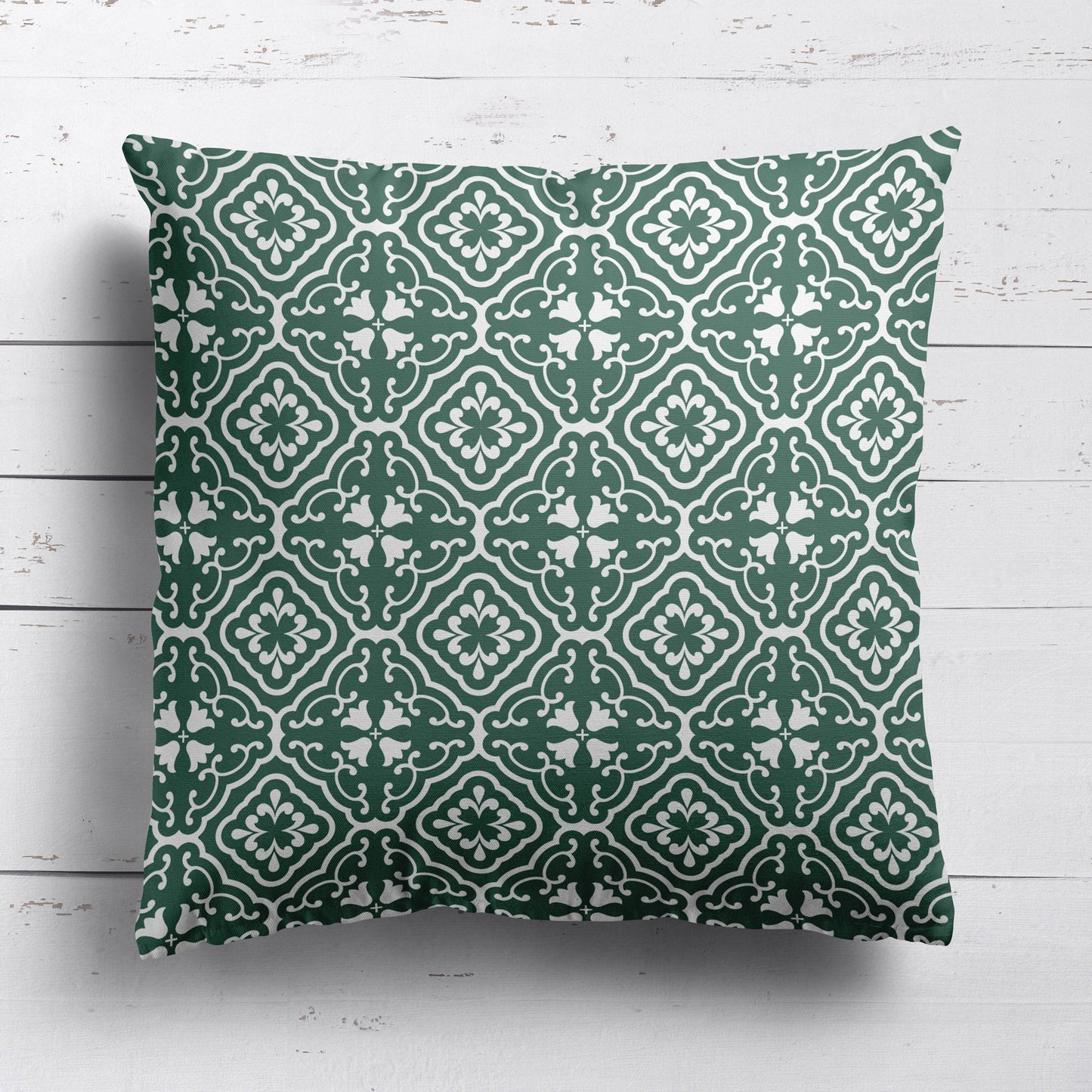Amalfi Tulip Scroll Fabric - Leaf - Hydrangea Lane Home