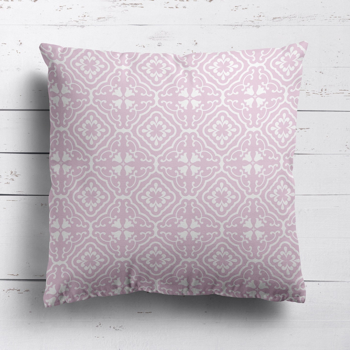 Amalfi Tulip Scroll Fabric - Peony - Hydrangea Lane Home