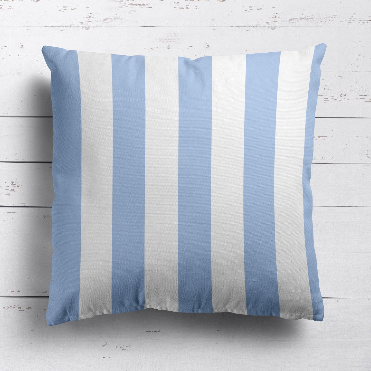 Awning Stripe Cushion - Blues - Hydrangea Lane Home