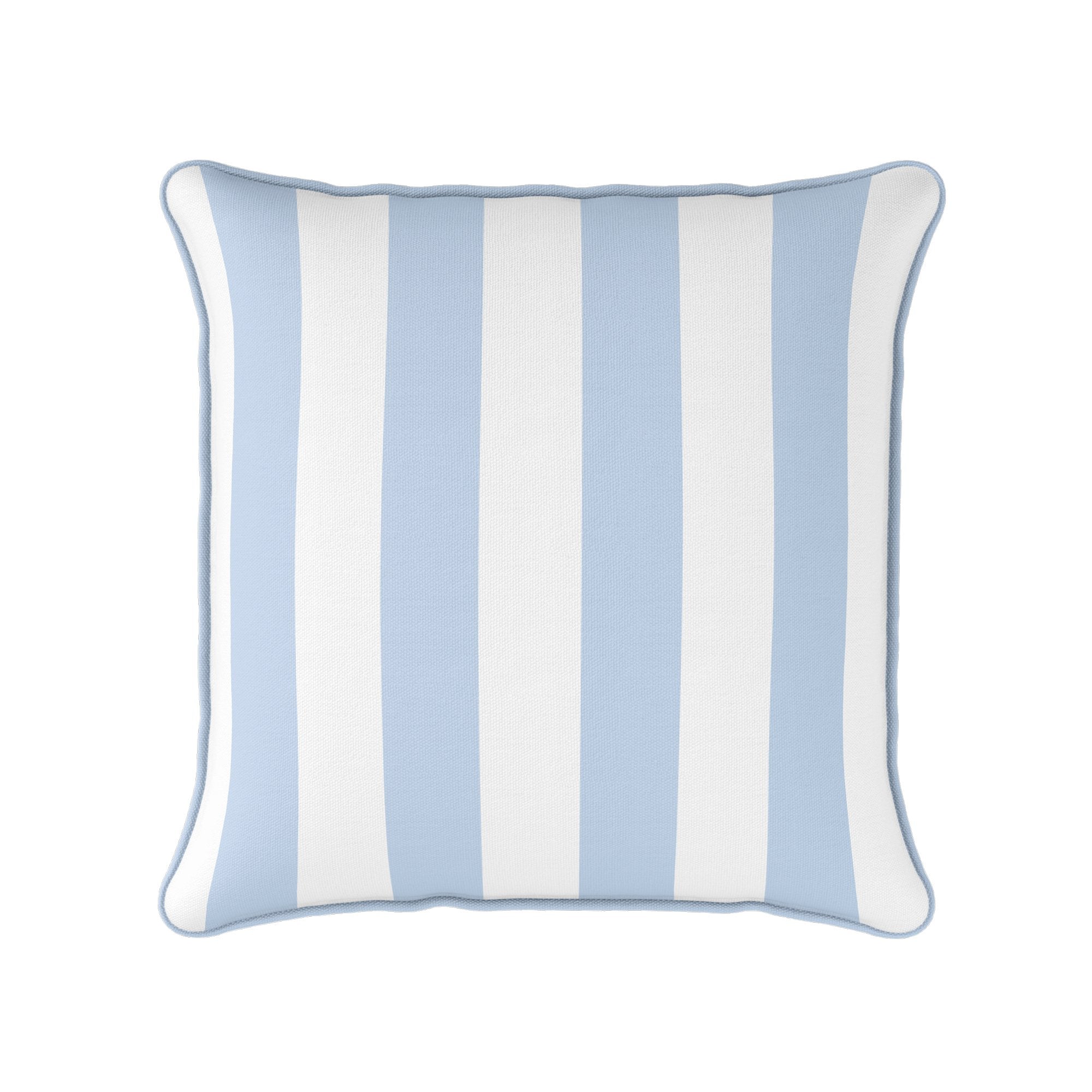 Awning Stripe Cushion - Blues - Hydrangea Lane Home