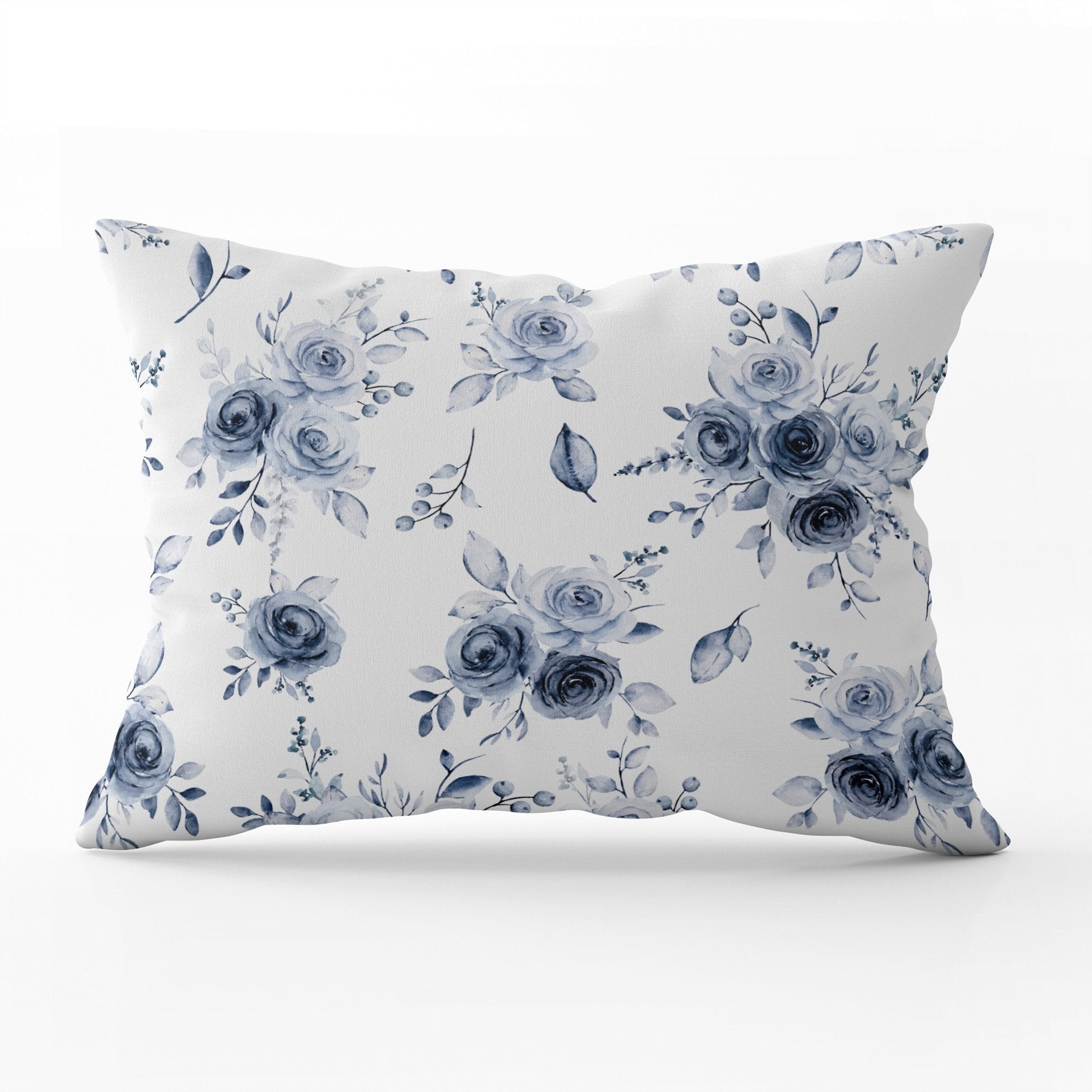 Blue Roses Adele Cushion - Hydrangea Lane Home