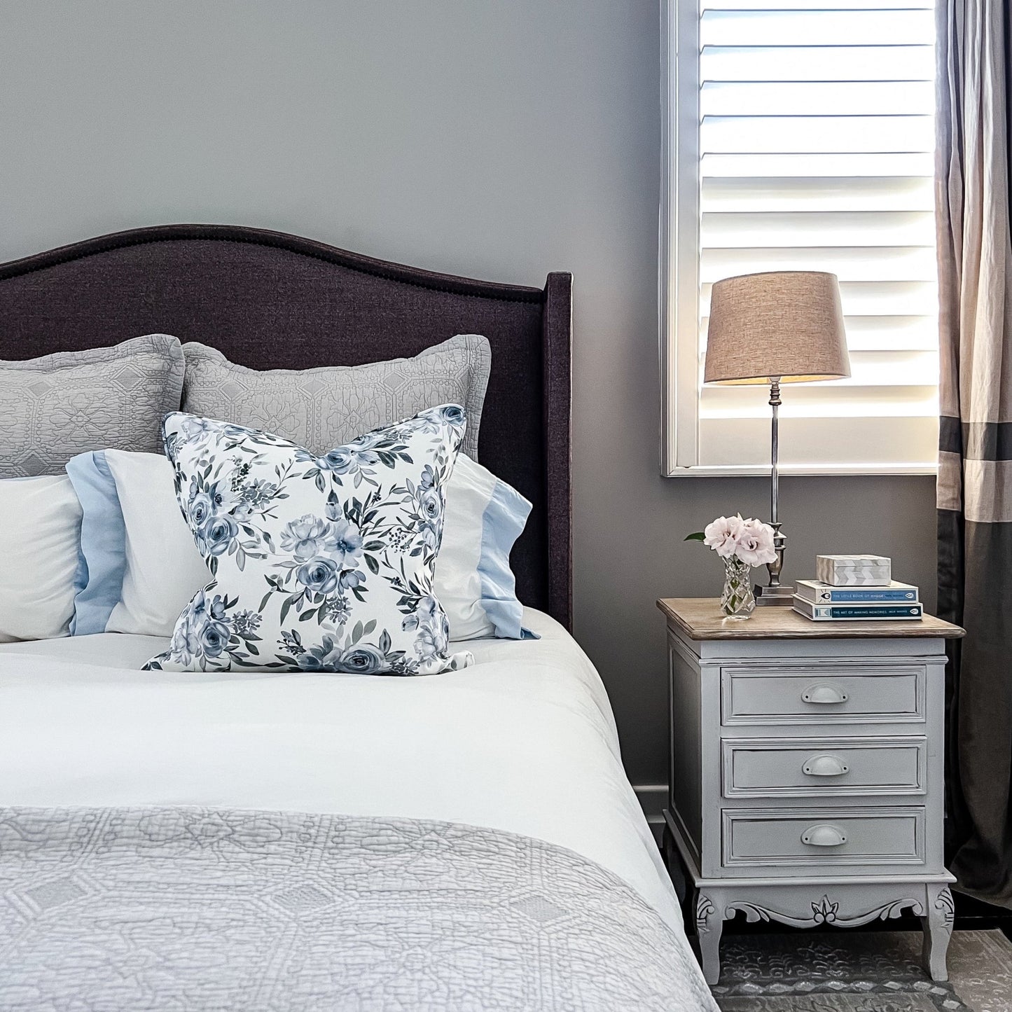 Charlotte Roses Cushion - Hydrangea Lane Home