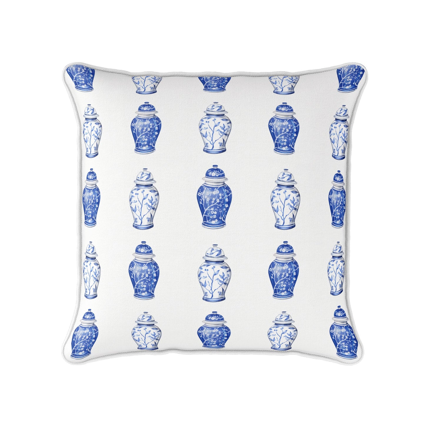 Chinoiserie Ginger Jar Fabric - Hydrangea Lane Home