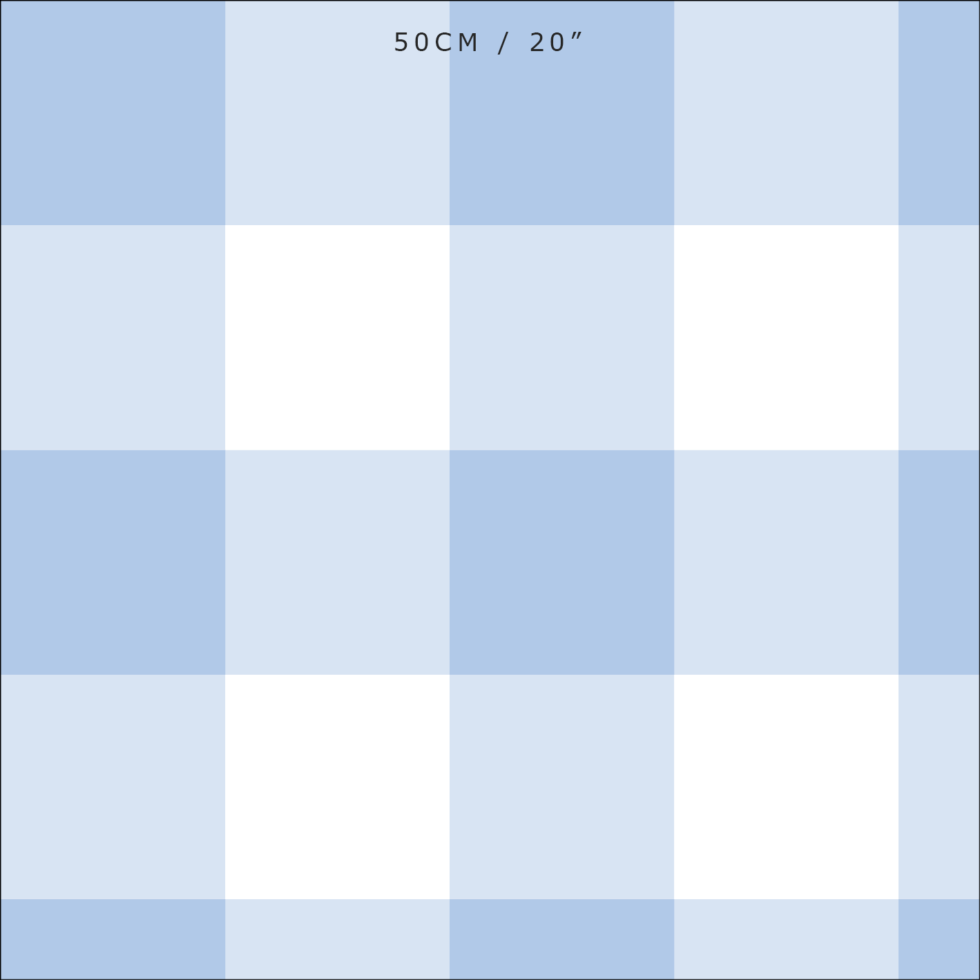 Gingham Check Jumbo Fabric - Cornflower - Hydrangea Lane Home