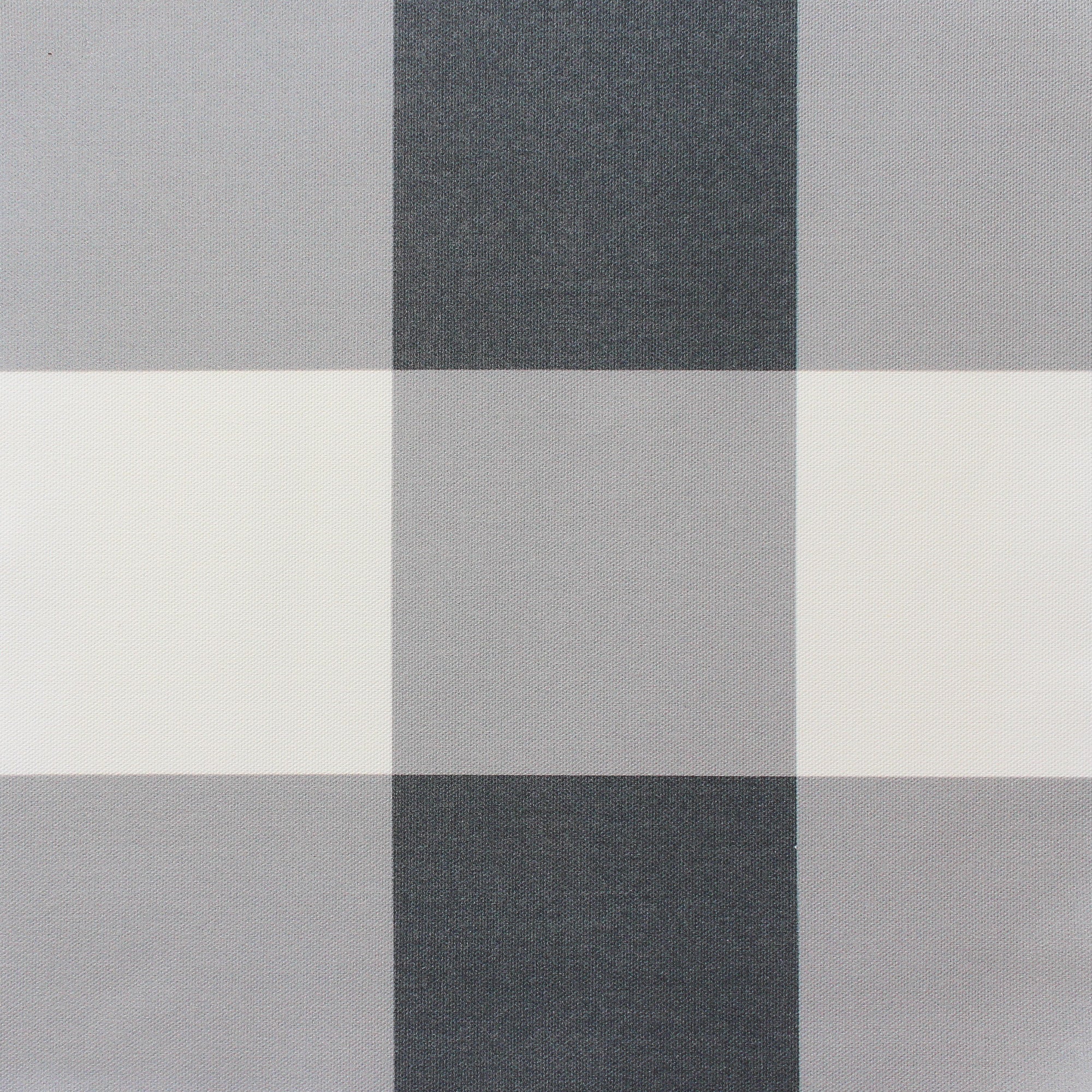 Gingham Check Jumbo Fabric - Graphite - Hydrangea Lane Home