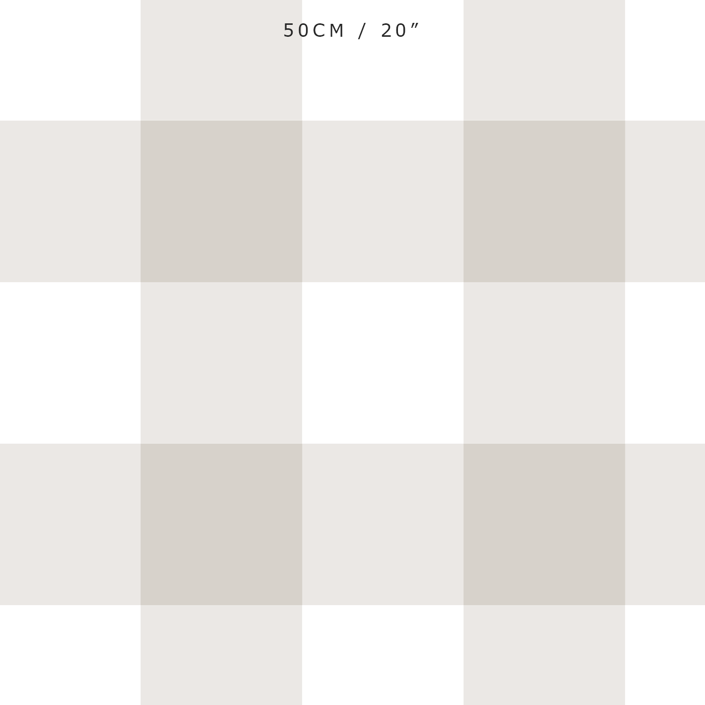 Gingham Check Jumbo Fabric - Linen - Hydrangea Lane Home