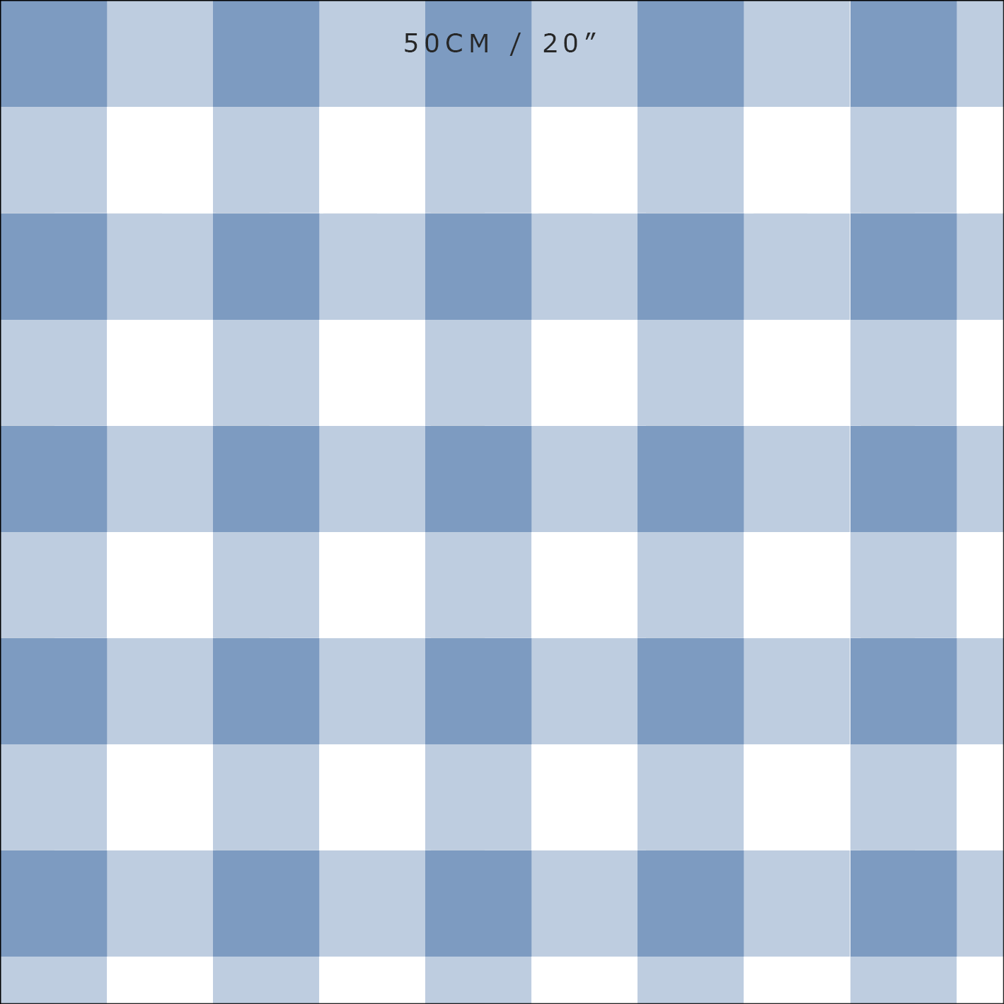 Gingham Check Medium Fabric - Breeze - Hydrangea Lane Home