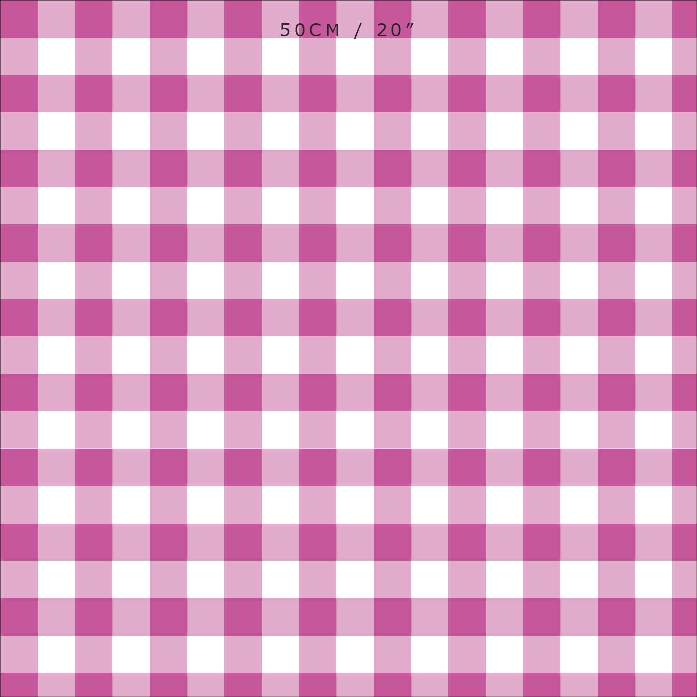 Gingham Check Small Fabric - Raspberry - Hydrangea Lane Home