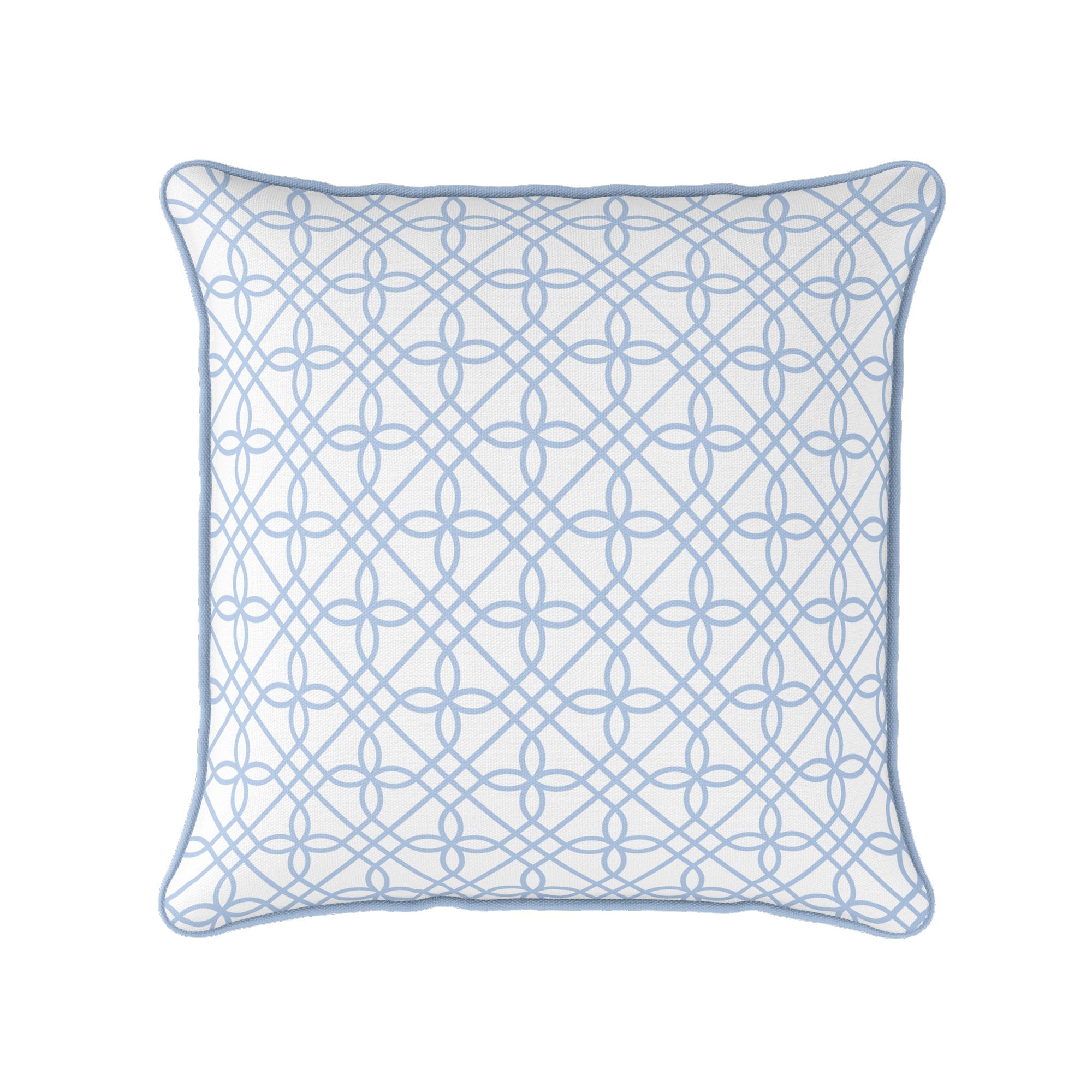Greek Gate Cushion - Blues - Hydrangea Lane Home