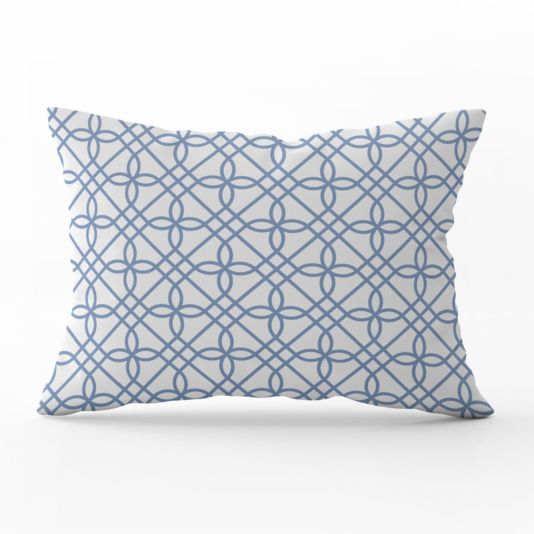 Greek Gate Cushion - Blues - Hydrangea Lane Home