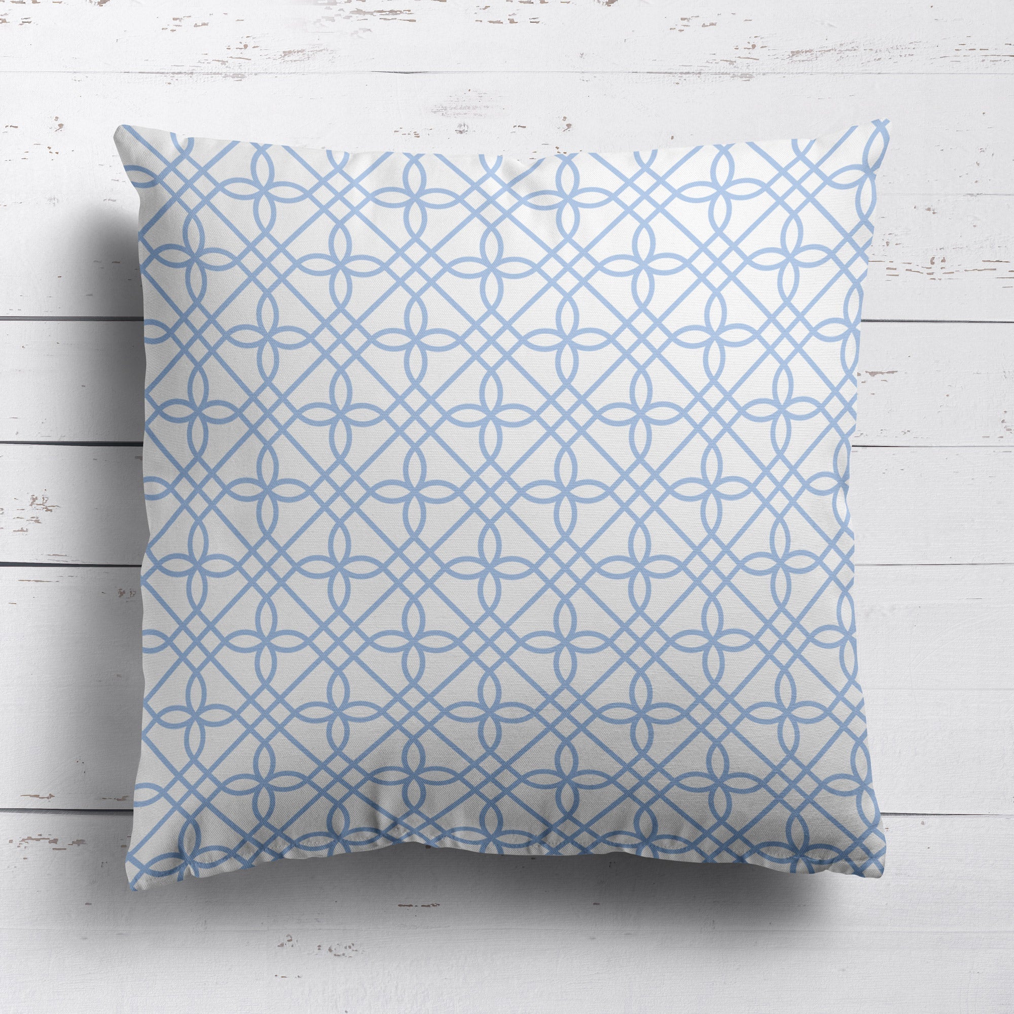 Greek Gate Cushion - Blues - Hydrangea Lane Home
