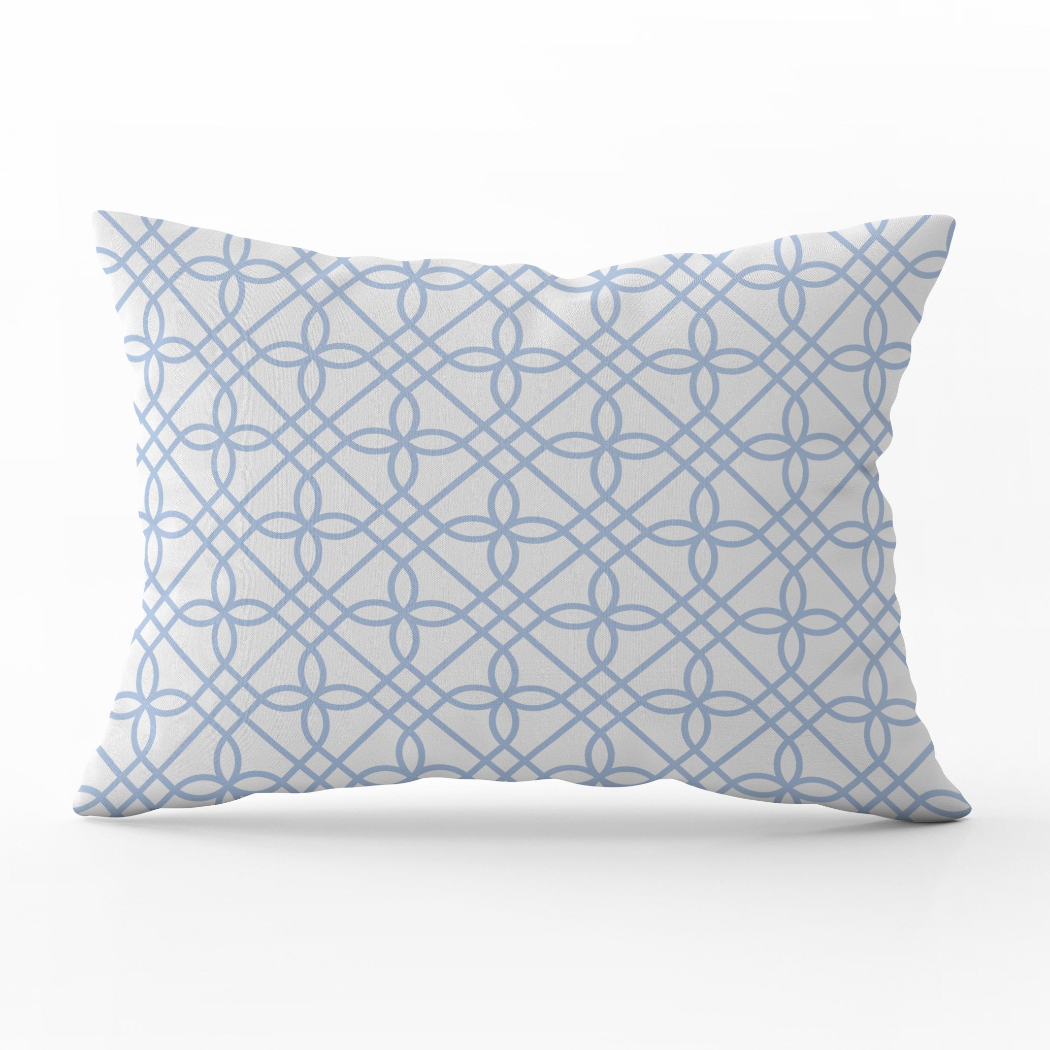 Greek Gate Cushion - Blues - Hydrangea Lane Home