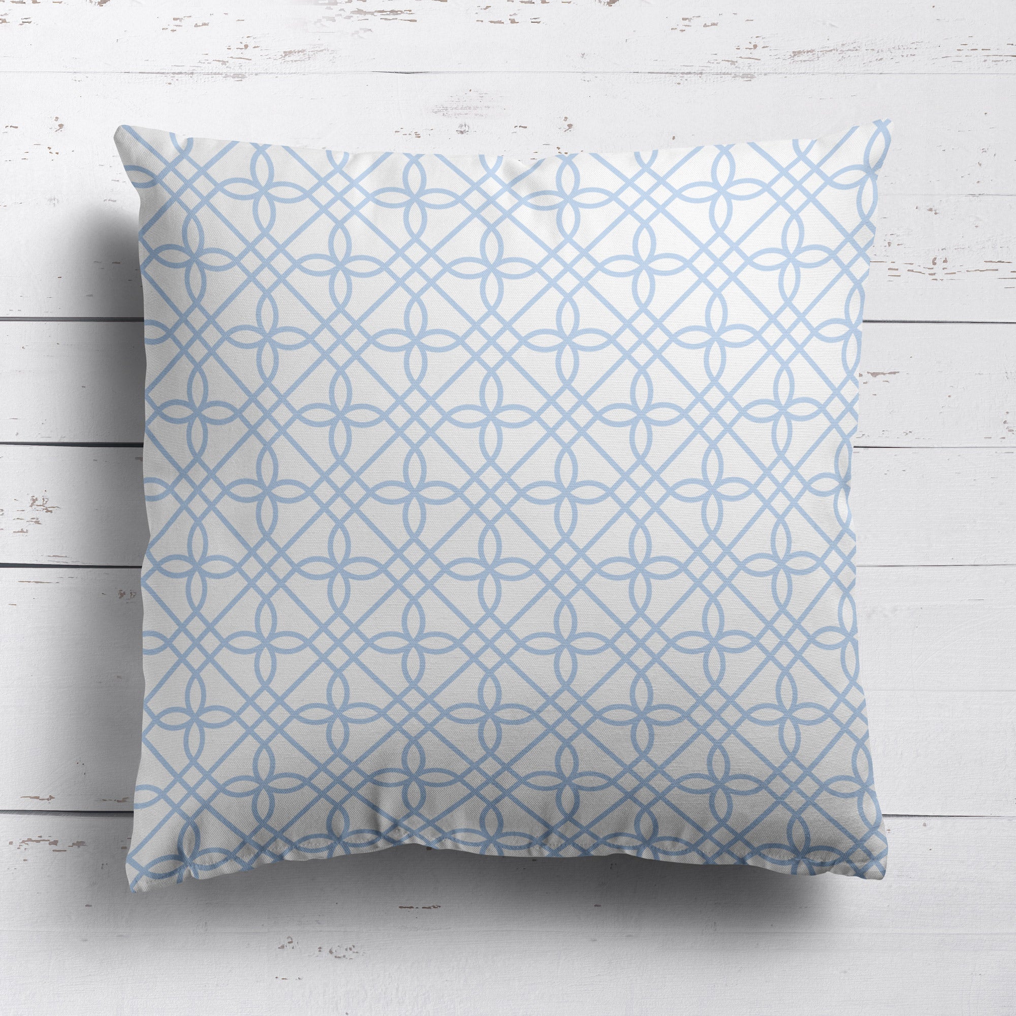 Greek Gate Cushion - Blues - Hydrangea Lane Home