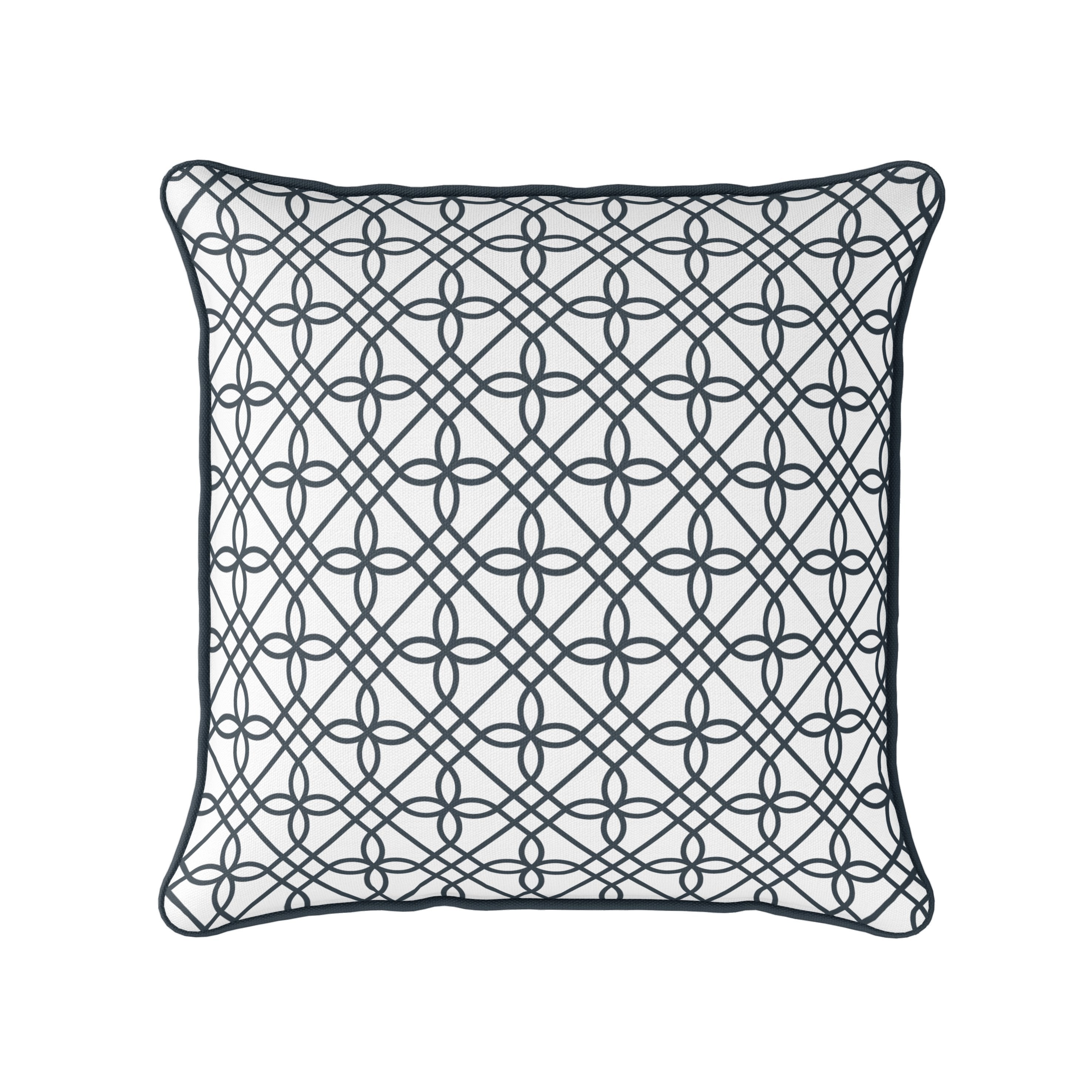 Greek Gate Cushion - Neutrals - Hydrangea Lane Home