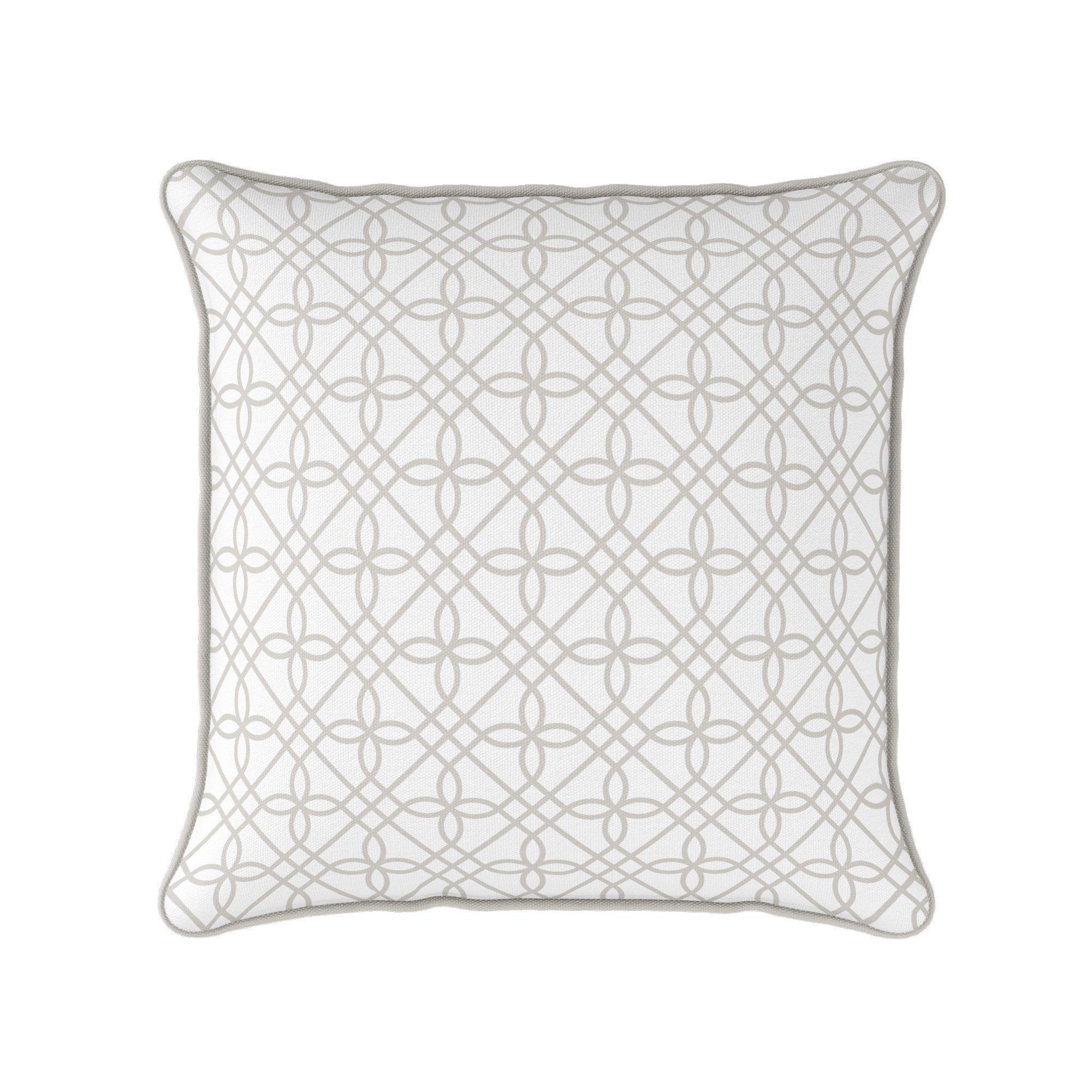 Greek Gate Cushion - Neutrals - Hydrangea Lane Home