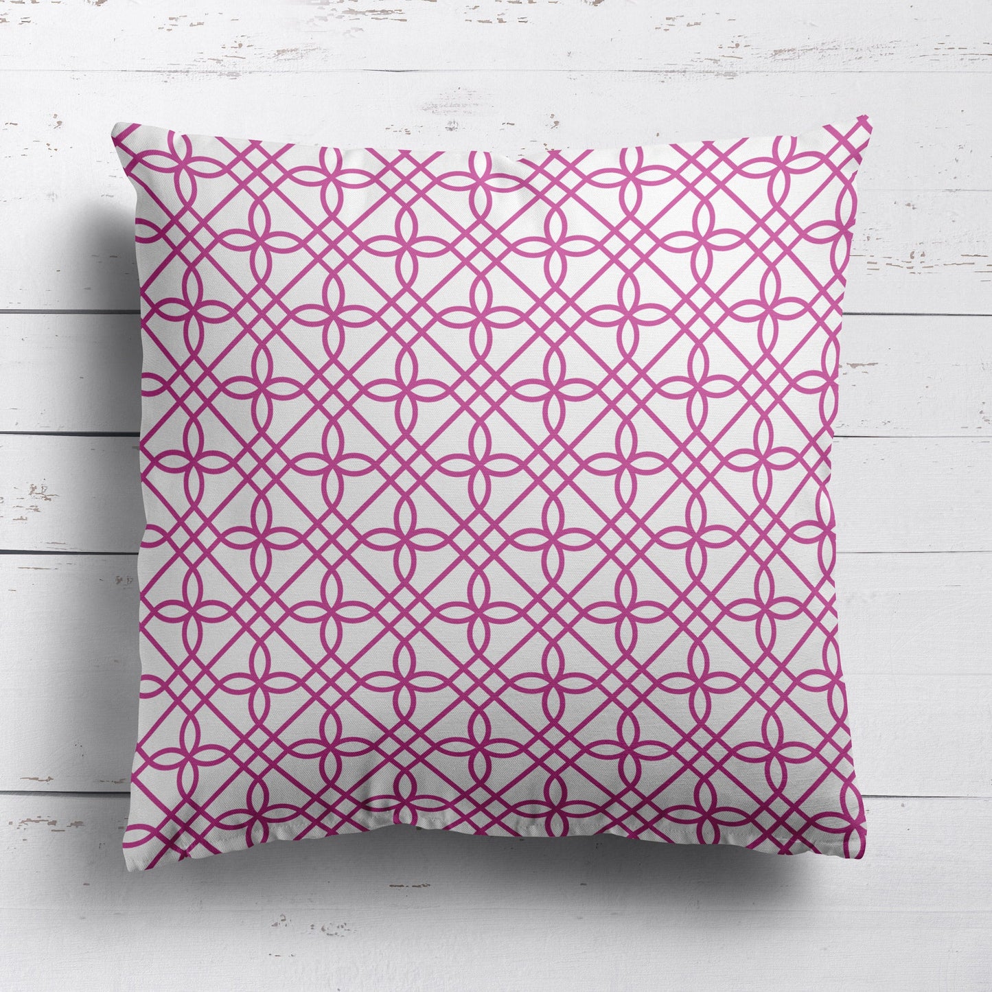 Greek Gate Cushion - Pinks - Hydrangea Lane Home