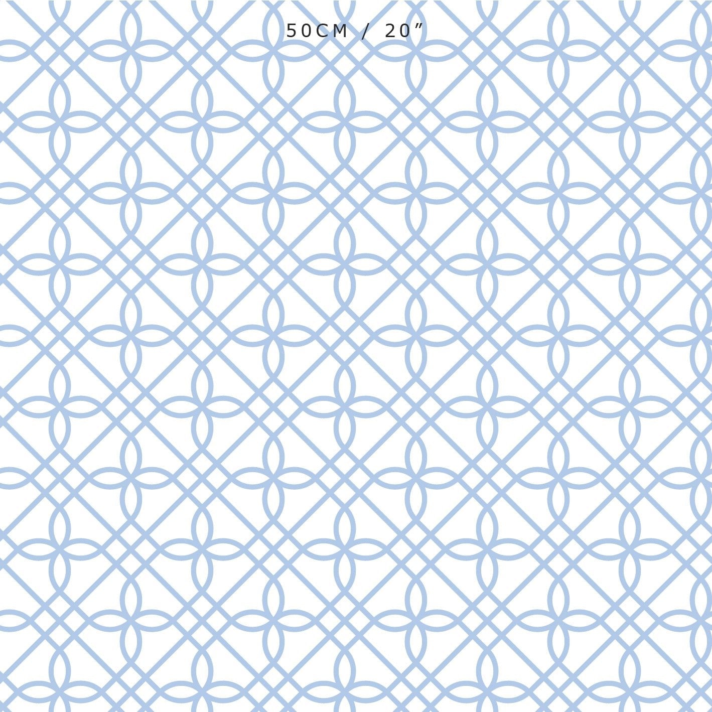 Greek Gate Fabric - Cornflower - Hydrangea Lane Home