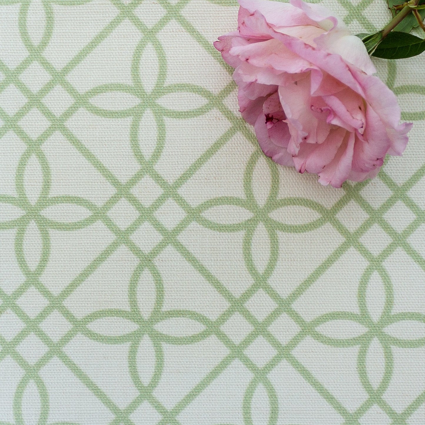 Greek Gate Fabric - Elderflower - Hydrangea Lane Home