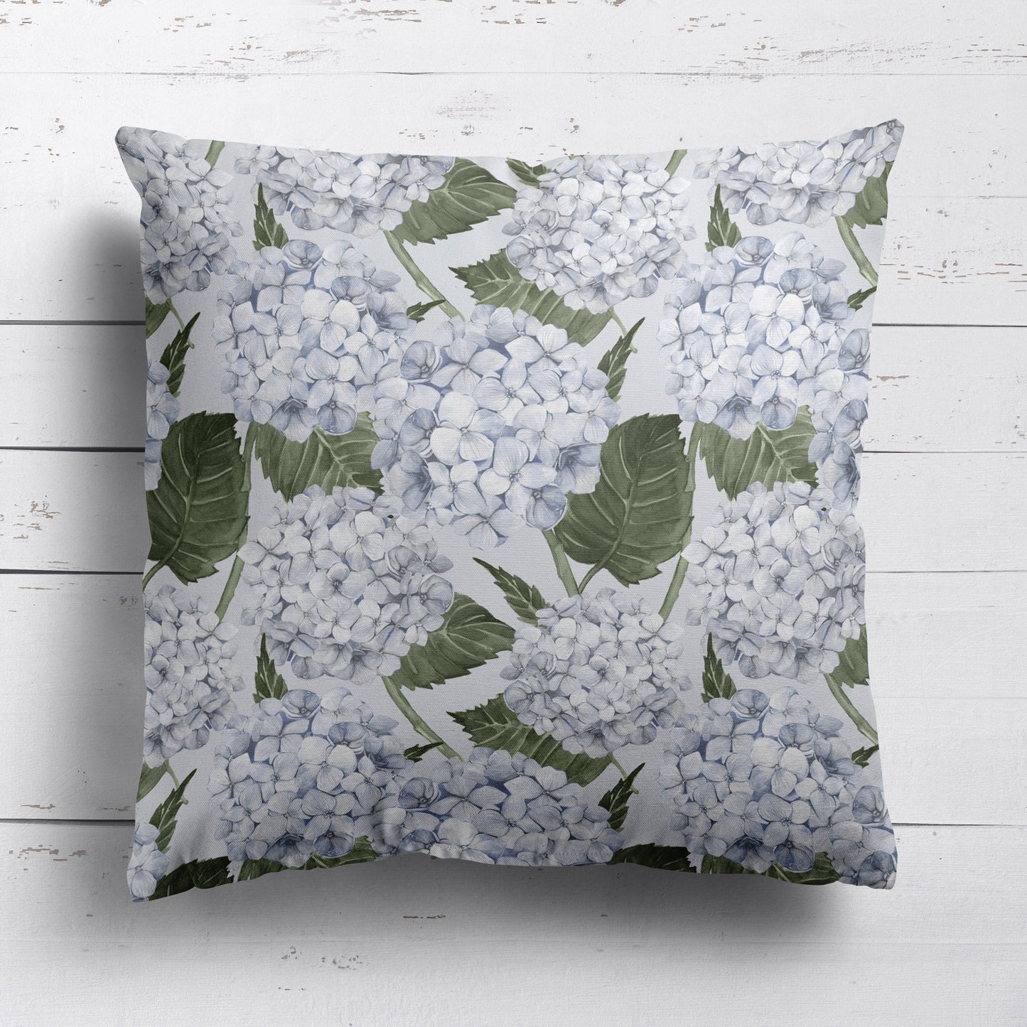 Hydrangea Garden Cushion - Blue - Hydrangea Lane Home
