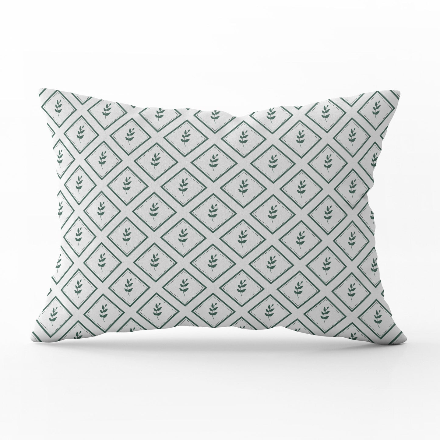 Little Leaf Cushion - Greens - Hydrangea Lane Home