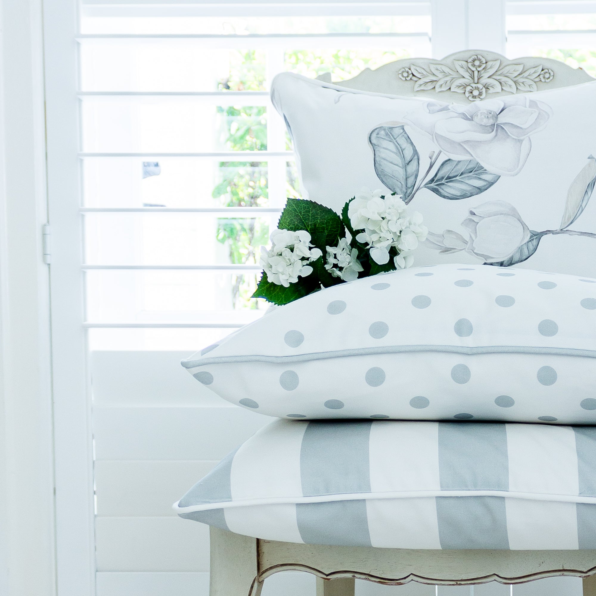 Magnolia Cushion - Hydrangea Lane Home