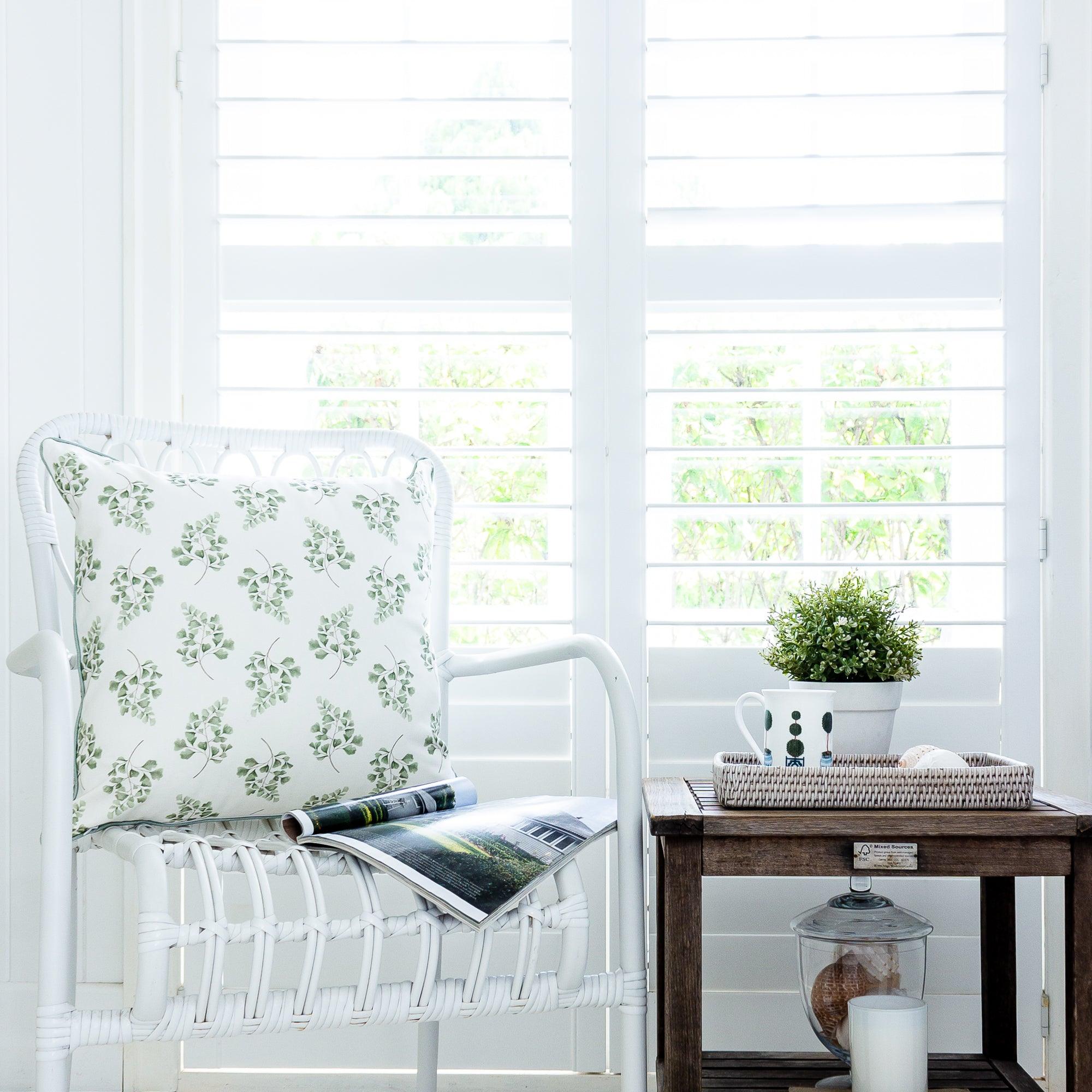 Maiden Hair Fern Cushion - Hydrangea Lane Home