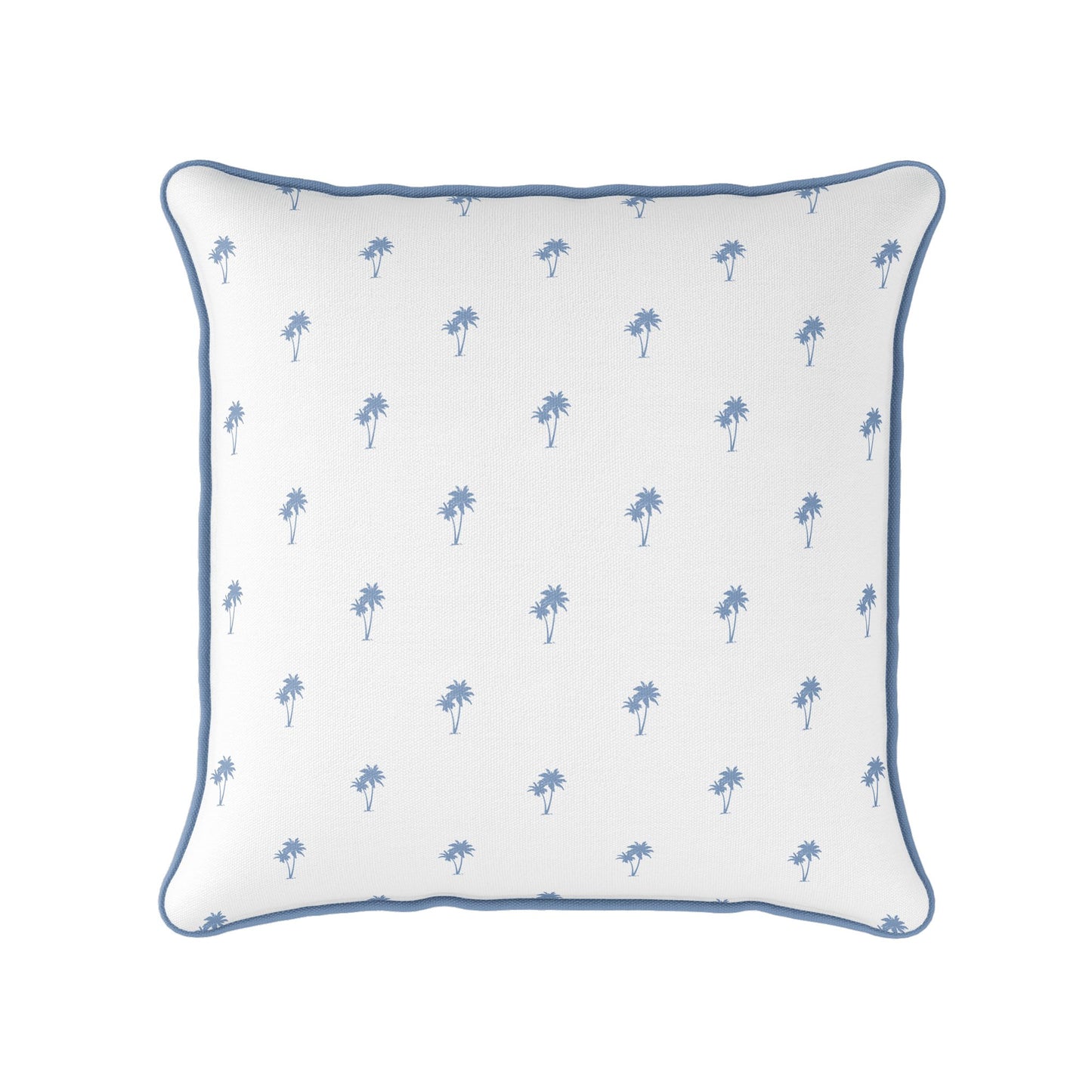 Palm Tree Pairs Cushion - Blues - Hydrangea Lane Home
