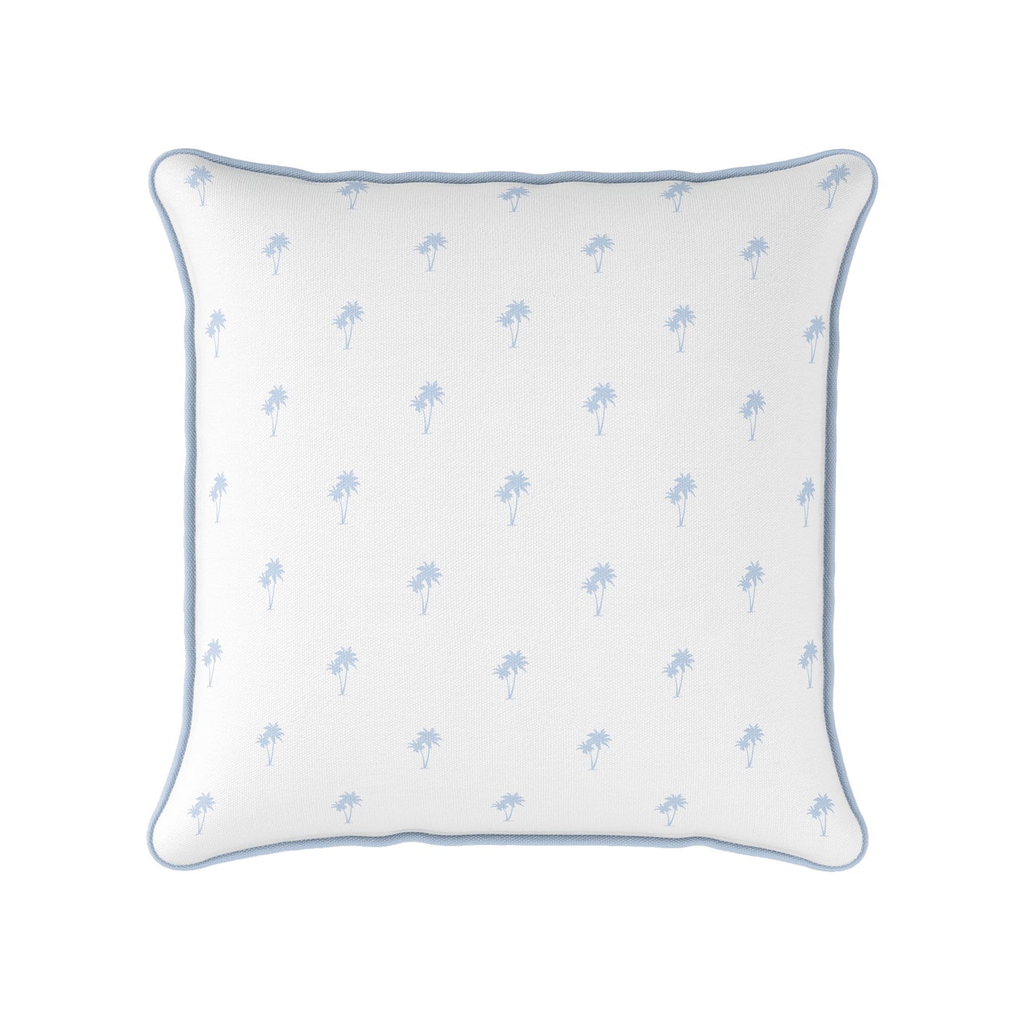 Palm Tree Pairs Cushion - Blues - Hydrangea Lane Home