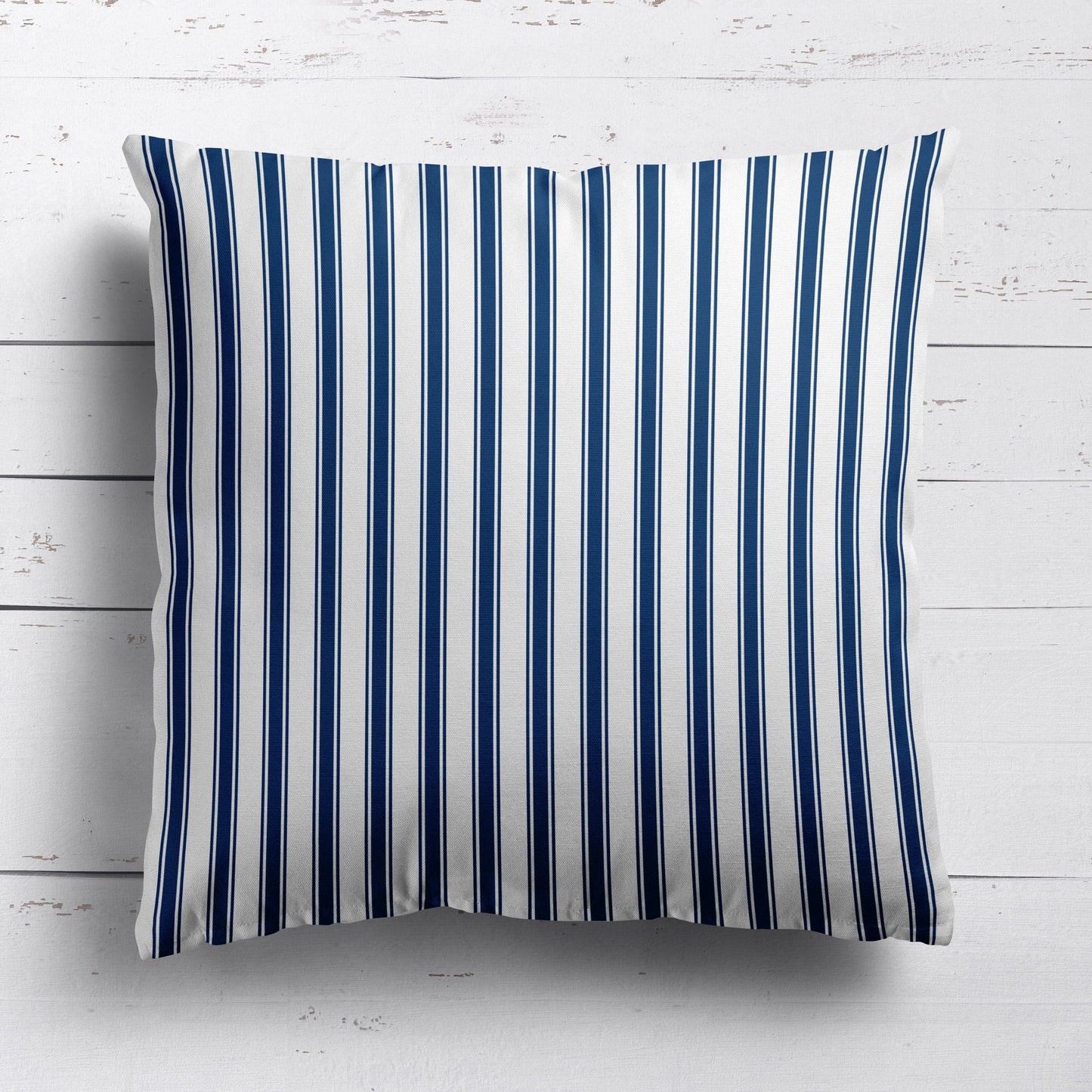 Regatta Stripe Cushion - Blues - Hydrangea Lane Home